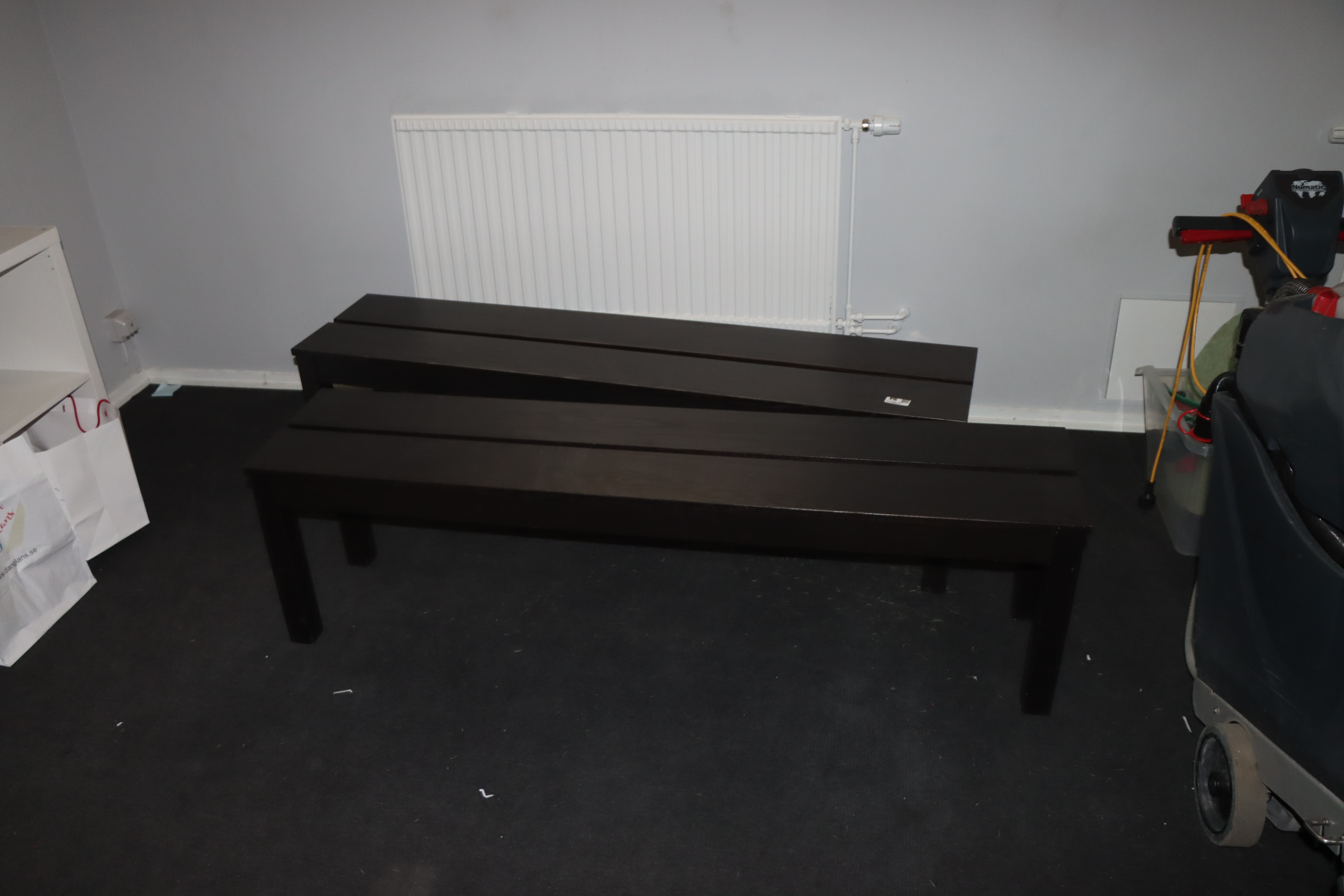 引き取り限定　IKEA BJURSTA ビュースタ ダイニングベンチ　長椅子　黒 IKEA BJURSTA ベンチ 引き取り限定 IKEA BJURSTA ビュースタ