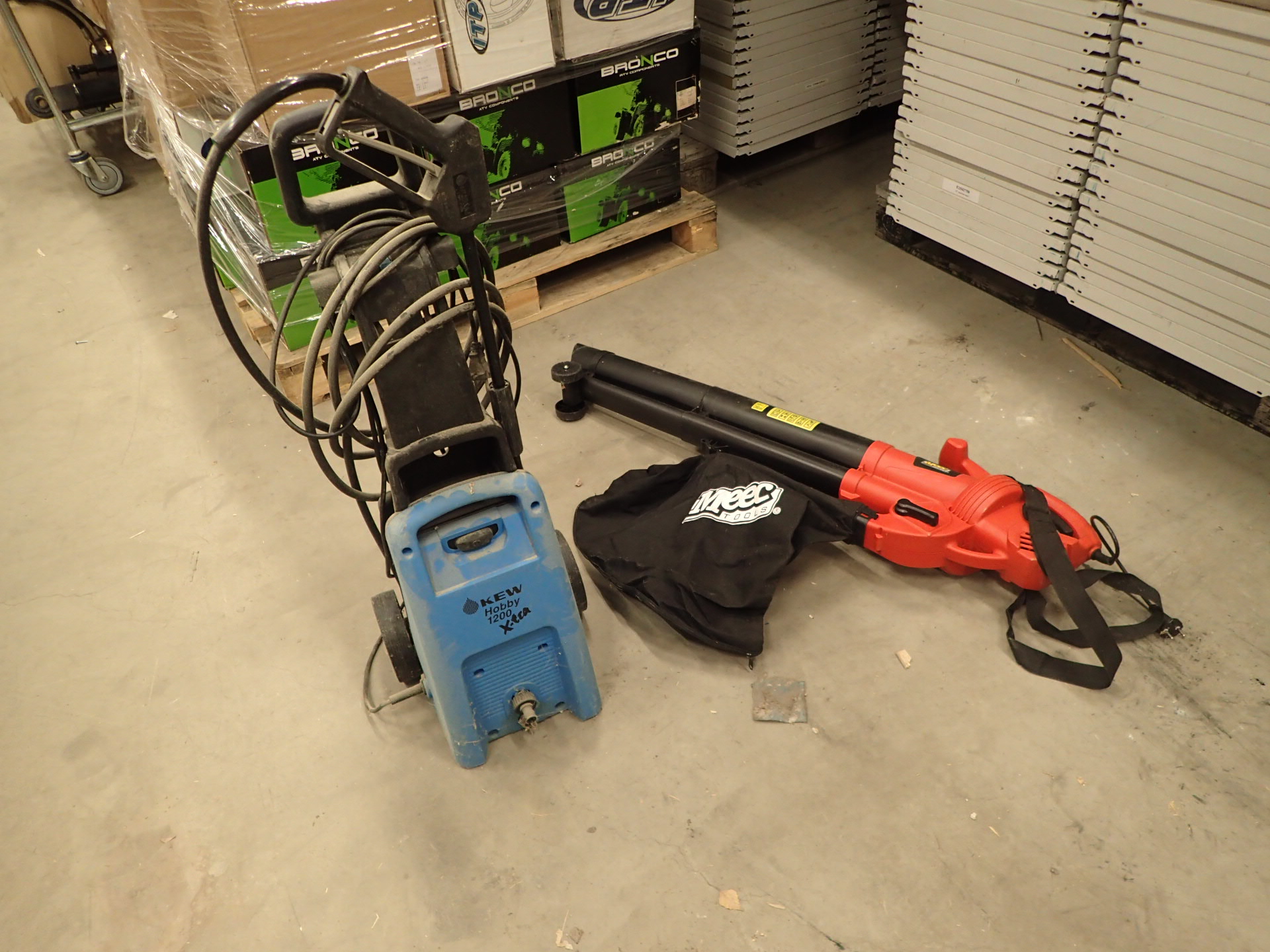 High pressure washer & leaf blower PS Auction We value the future Largest in net auctions