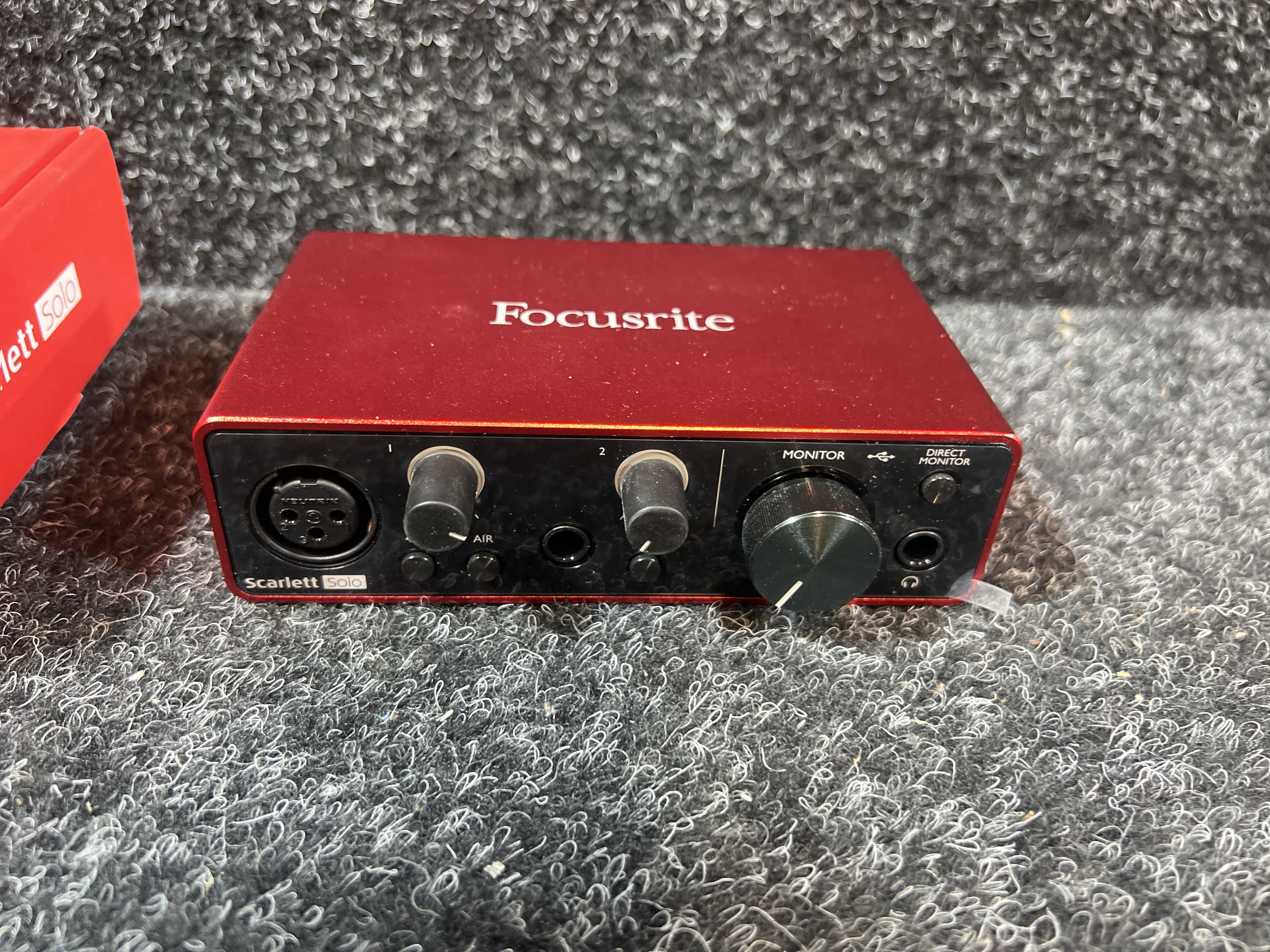 External sound card - Focusrite Scarlett Solo 3rd Gen -2022 - PS