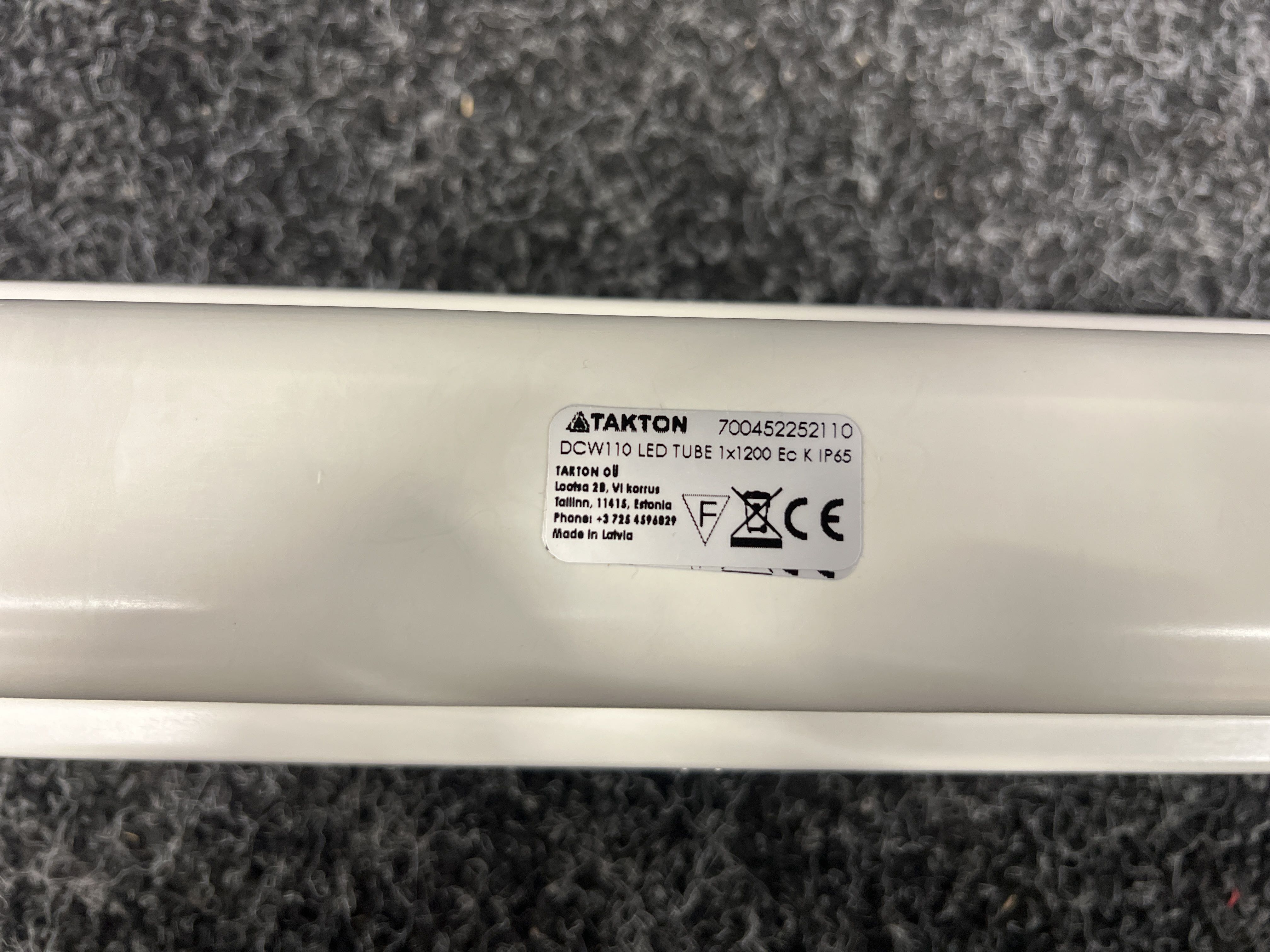 Industrial luminaire Takton DCW110 LED Tube 1x1200 Ec K IP65 - PS ...