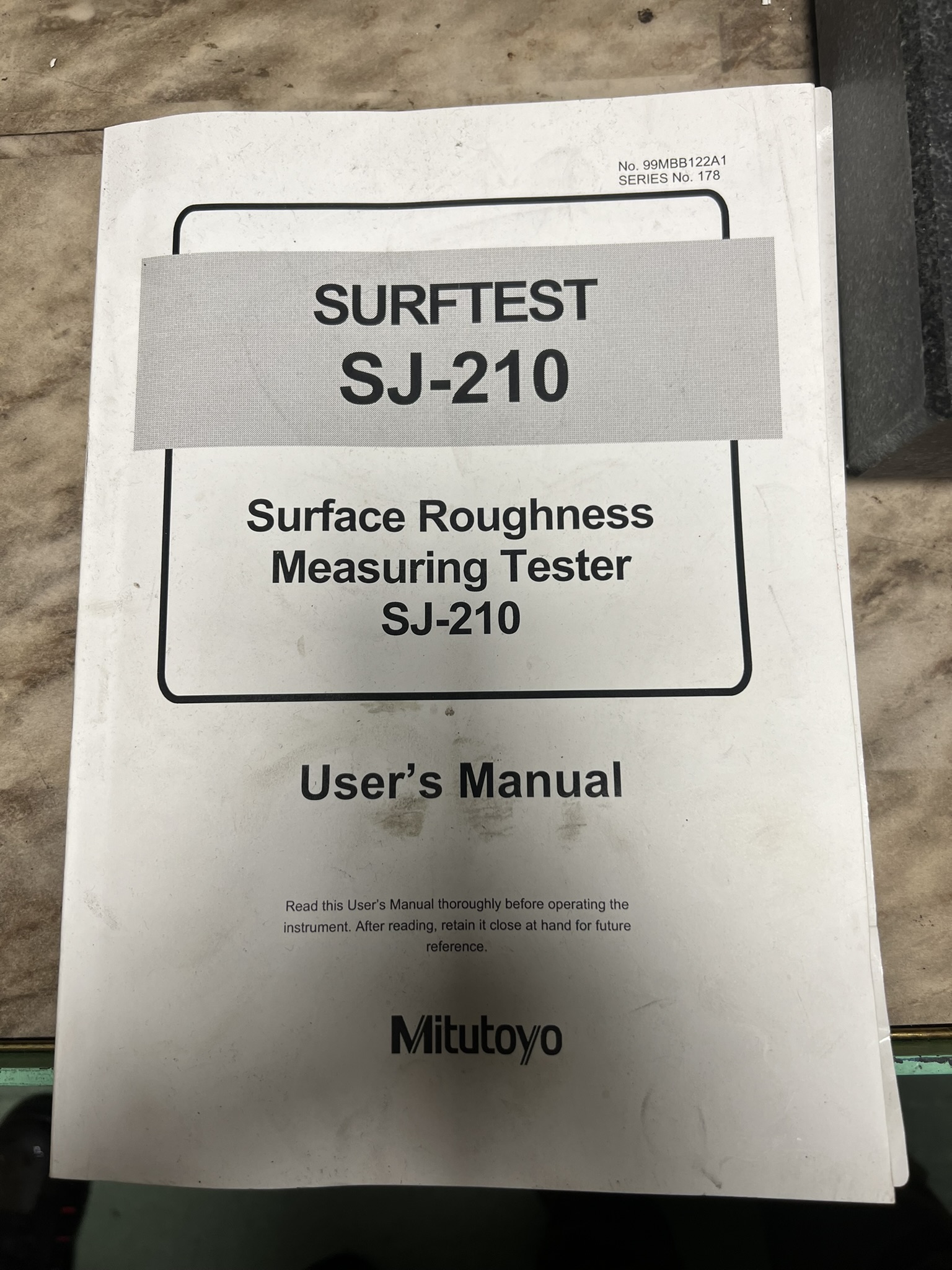 Surface roughness meter - PS Auction - We value the future - Largest in ...
