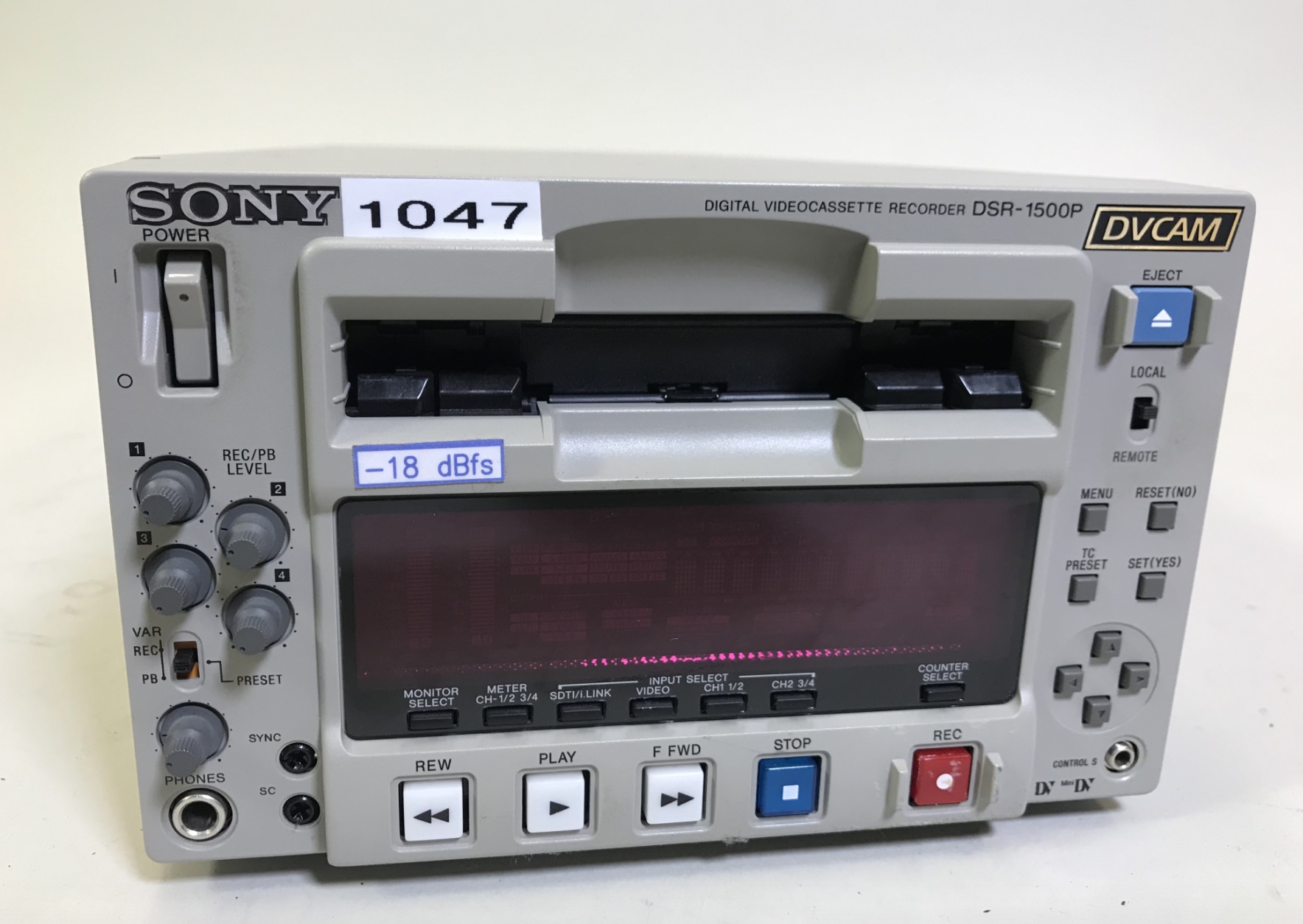 Sony DSR-1500ap DVCAM Editing Recorder / Nauhuri - PS Auction - We