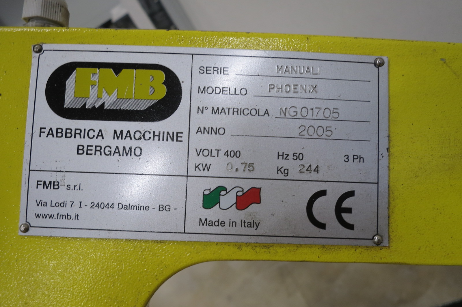 Band saw FMB Phoenix - PS Auction - We value the future