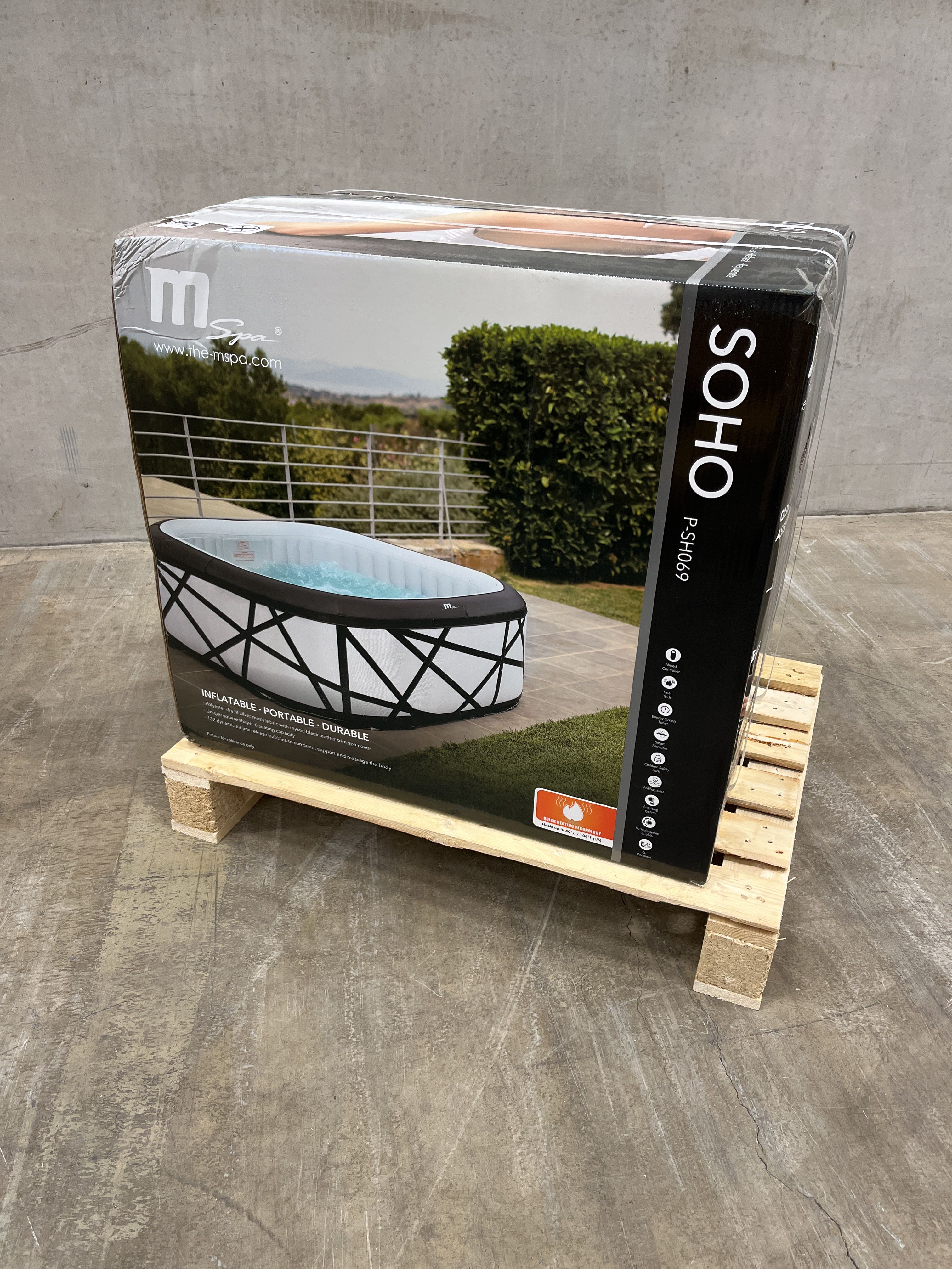 Inflatable hot tub MSpa Soho Premium PSH069 PS Auction We value