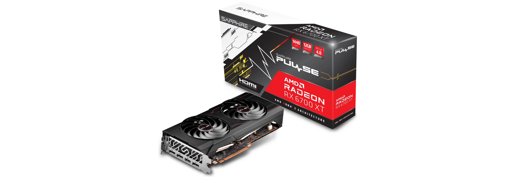 Graphics card Sapphire Radeon RX 6700 XT 12GB PULSE - PS Auction