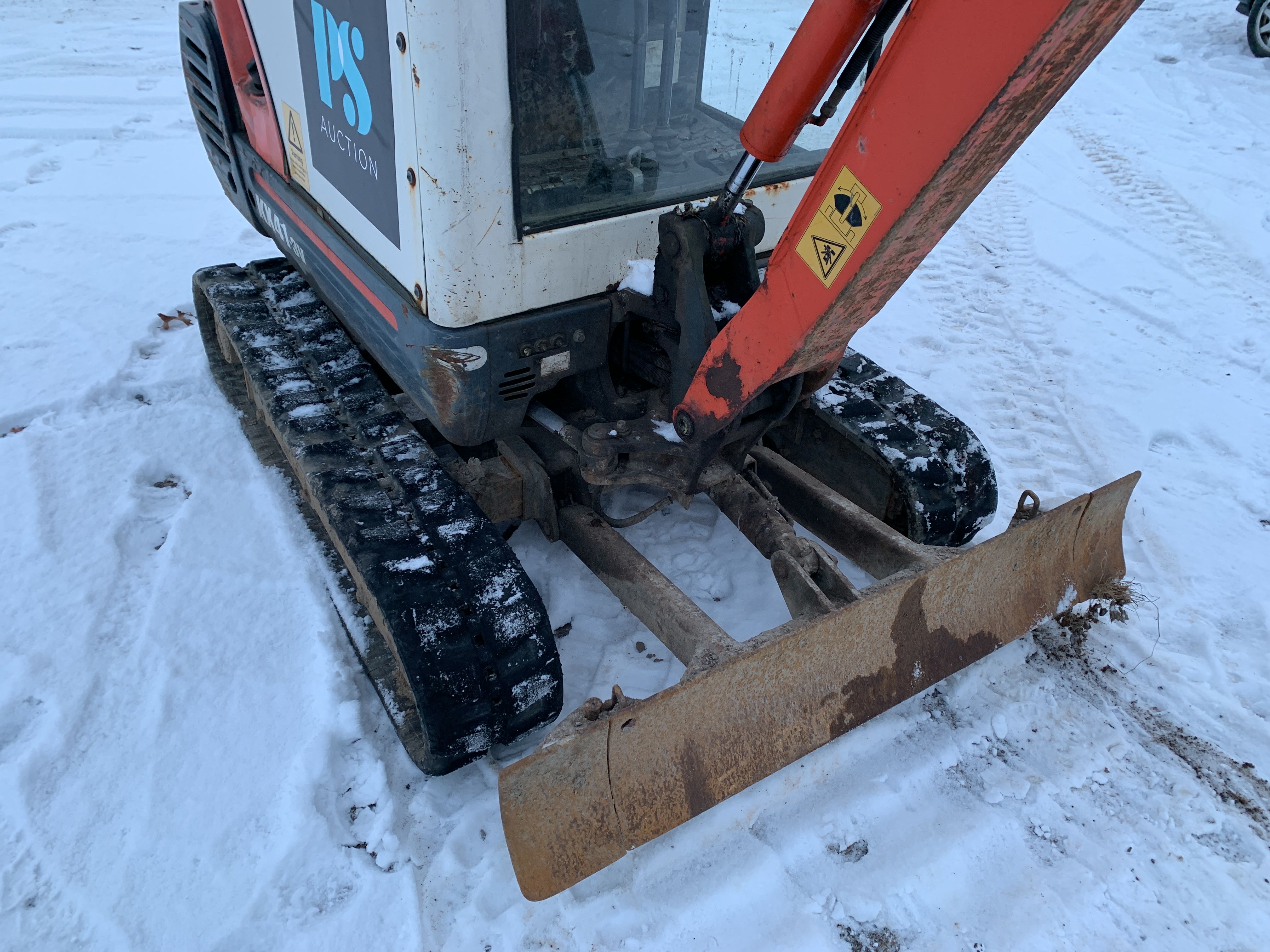 Crawler excavator Kubota KX413V 2010 (2244h) with bucket PS Auction