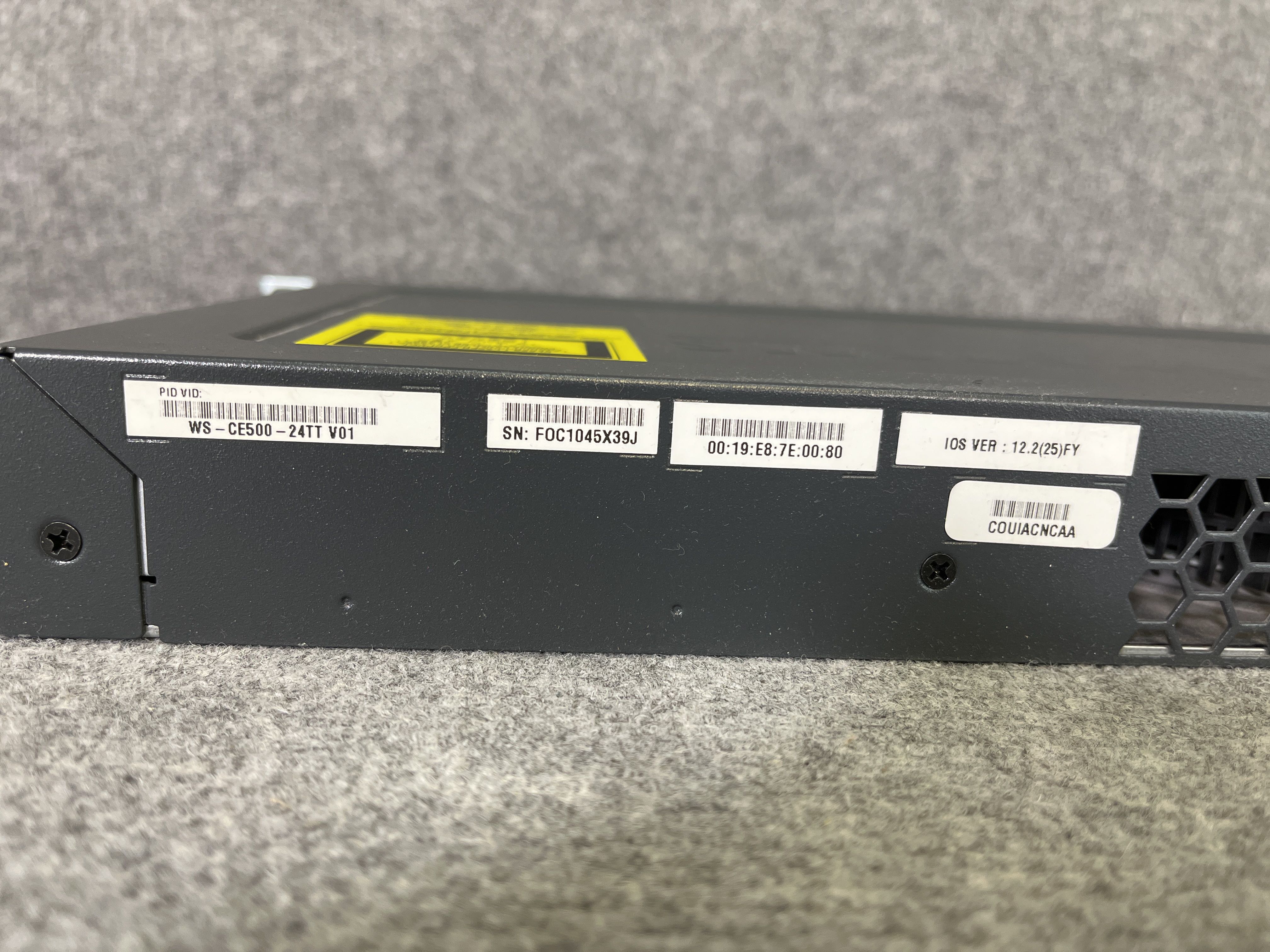 (未使用･未開封品)CISCO Catalyst Express 500-24TT インテリジェント イーサネット スイッチ WS-CE500-24TT 楽天市場】【中古】Cisco Catalyst Express 500-24TT （WS-CE500