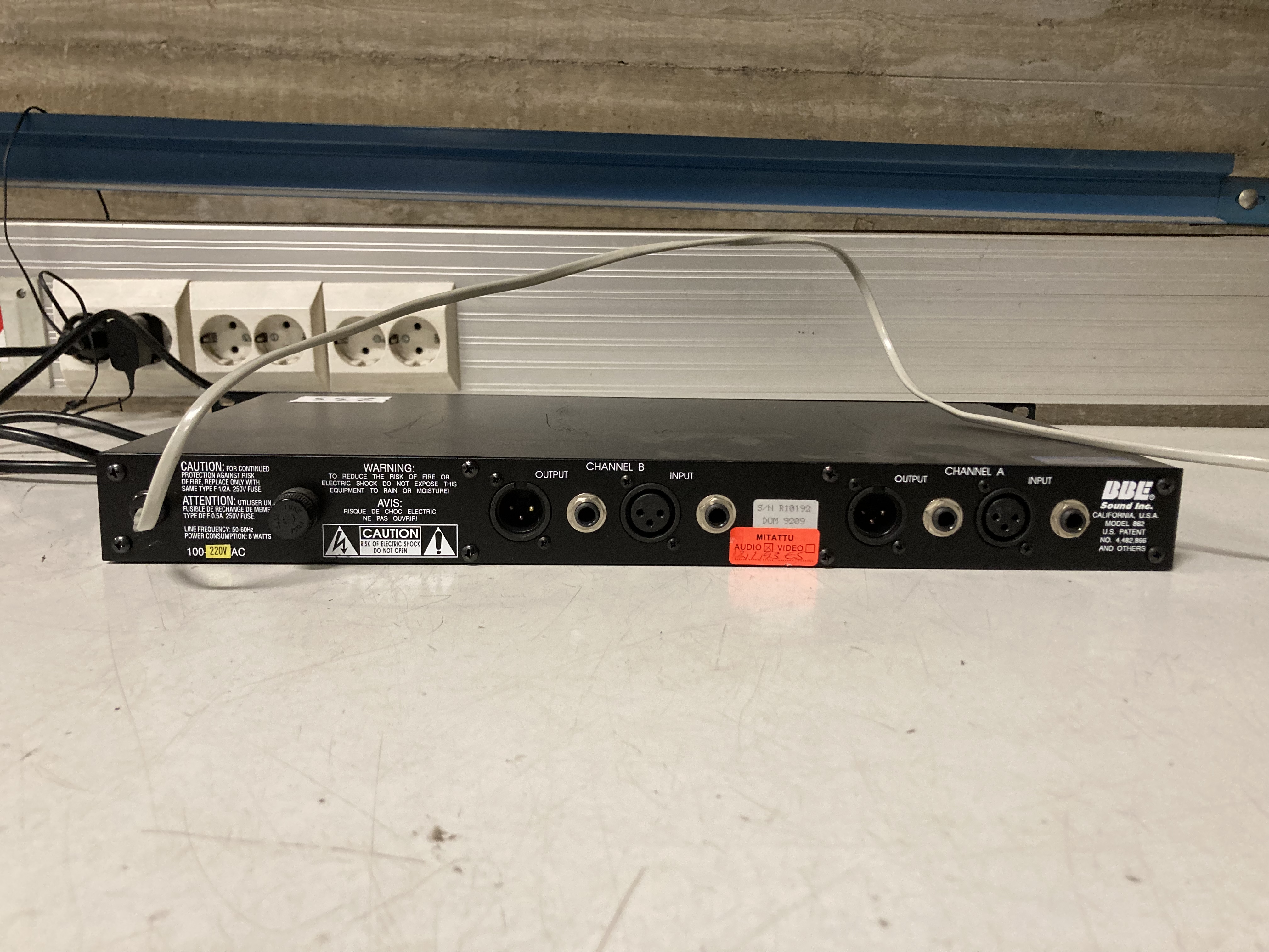 BBE MODEL 862 @ SONIC MAXIMIZER ソニック マキシマイザー @ 2CH 高