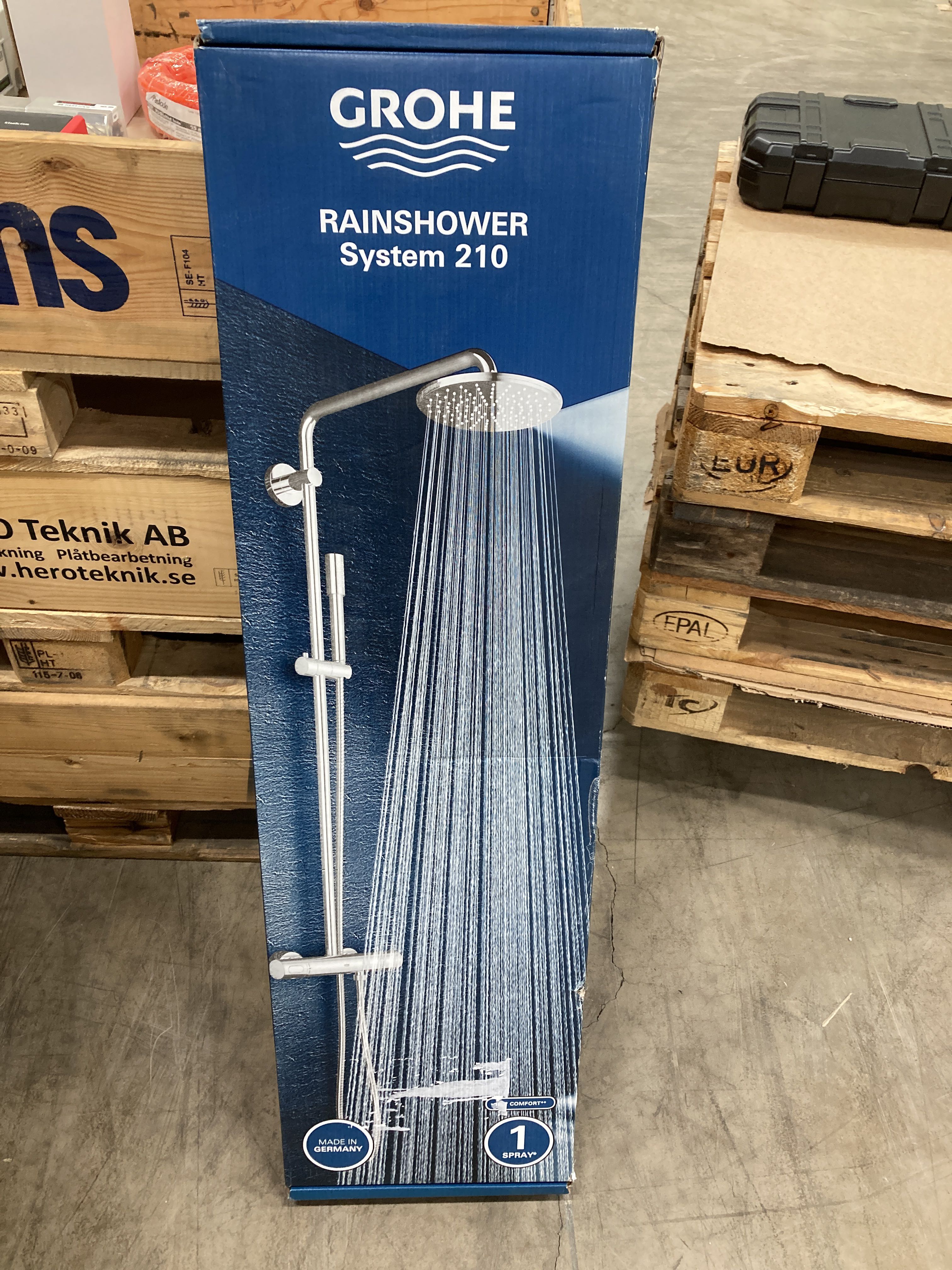 Roof shower set Grohe Rainshower System 210 - PS Auction - We