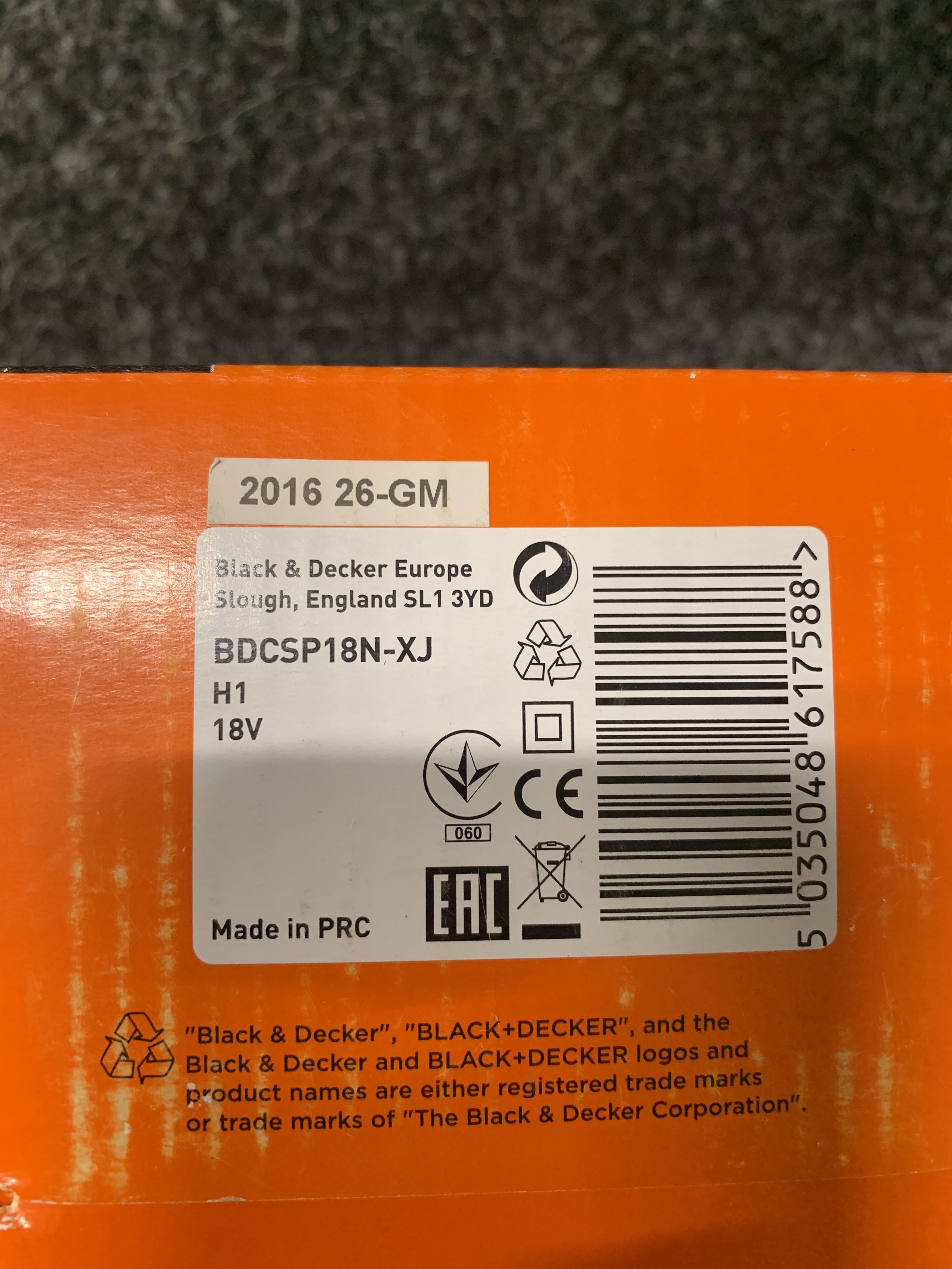 Speaker Black & Decker BDCSP18N-XJ - PS Auction - We value the