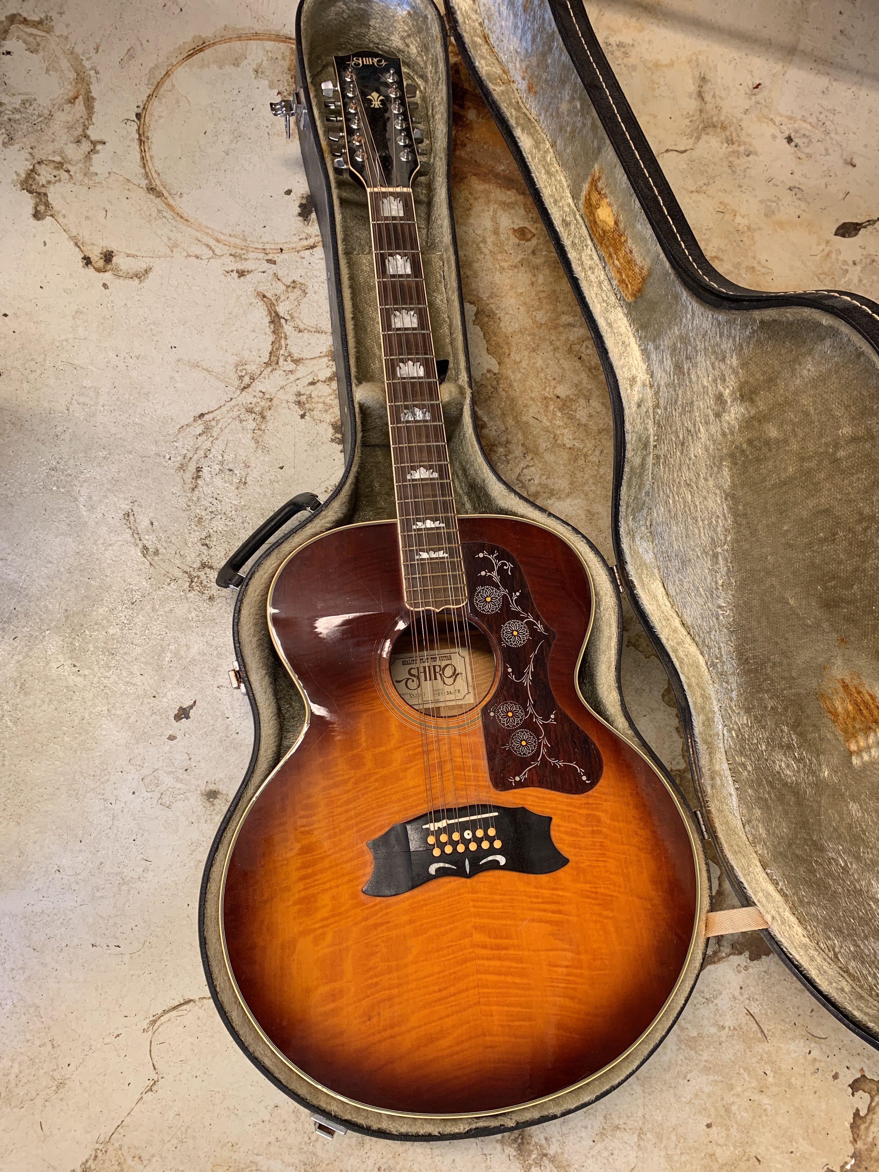 Akustisk Gitarr 12 str ngad Shiro SW 34JTB Auktioner Online Akustisk Gitarr 12 str ngad Shiro SW 34JTB Auktioner Online