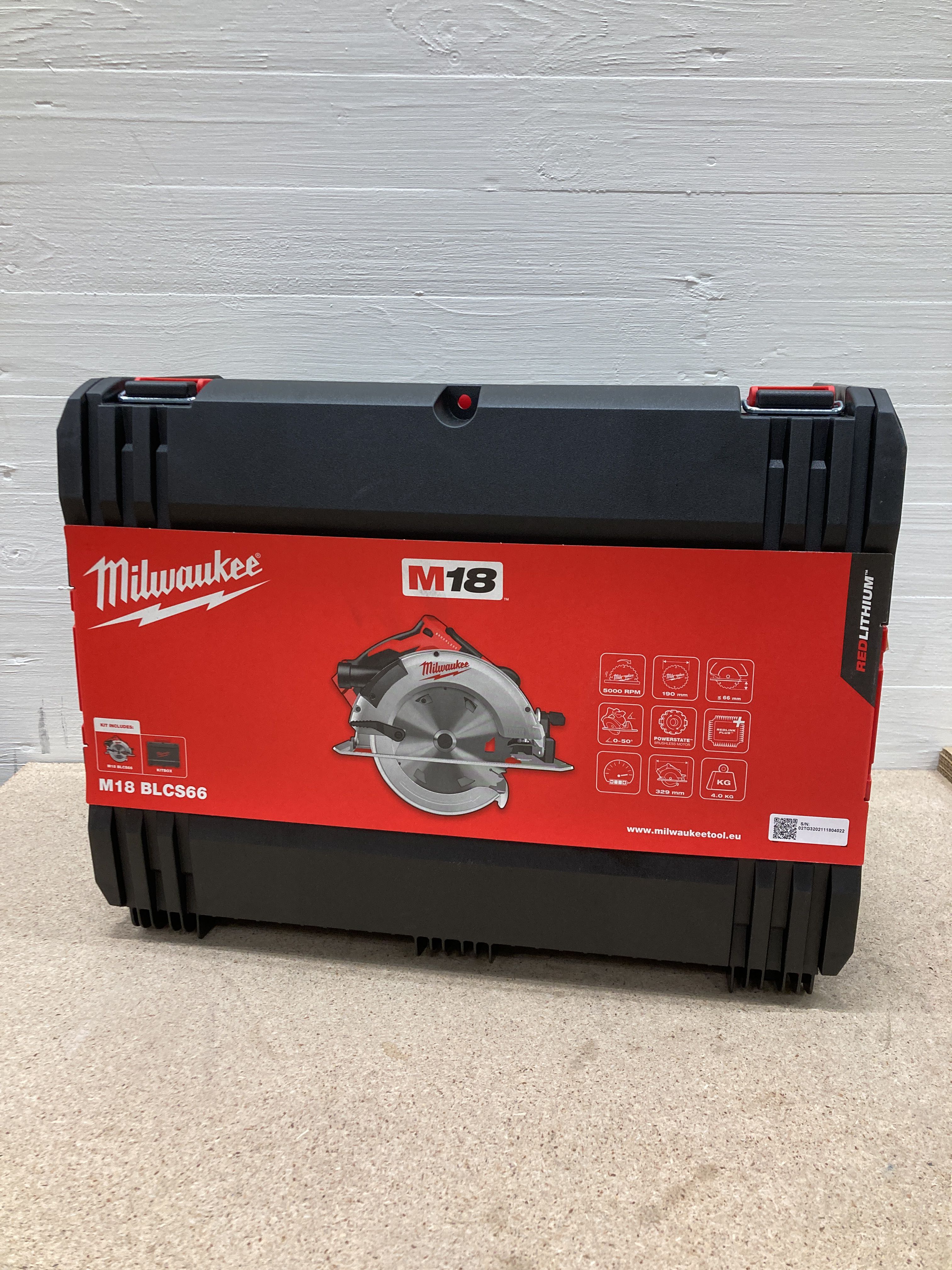 Circular saw Milwaukee M18 BLCS660X PS Auction We value the future