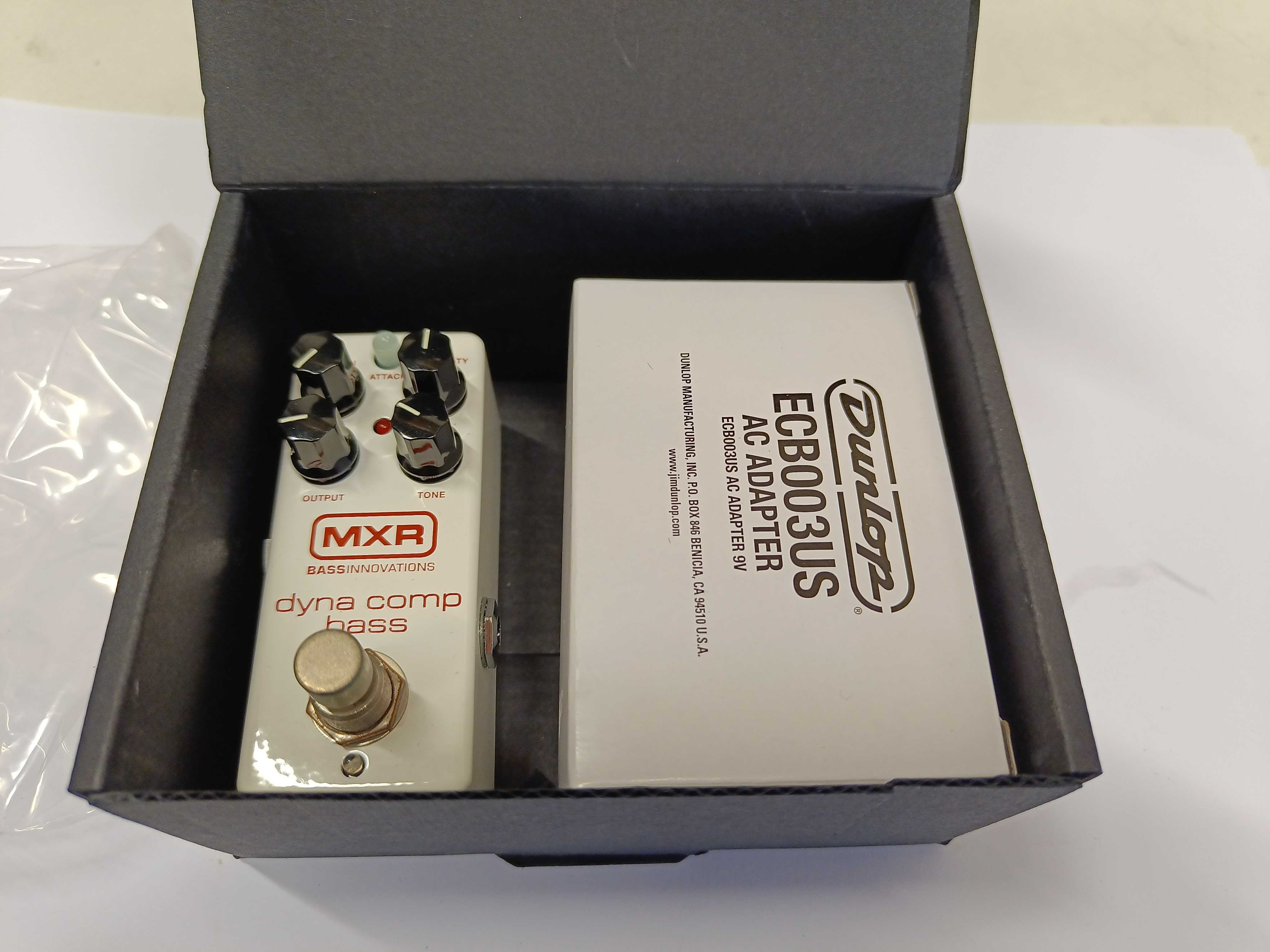 Base effect pedal MXR Dyna com bass mini - PS Auction - We value