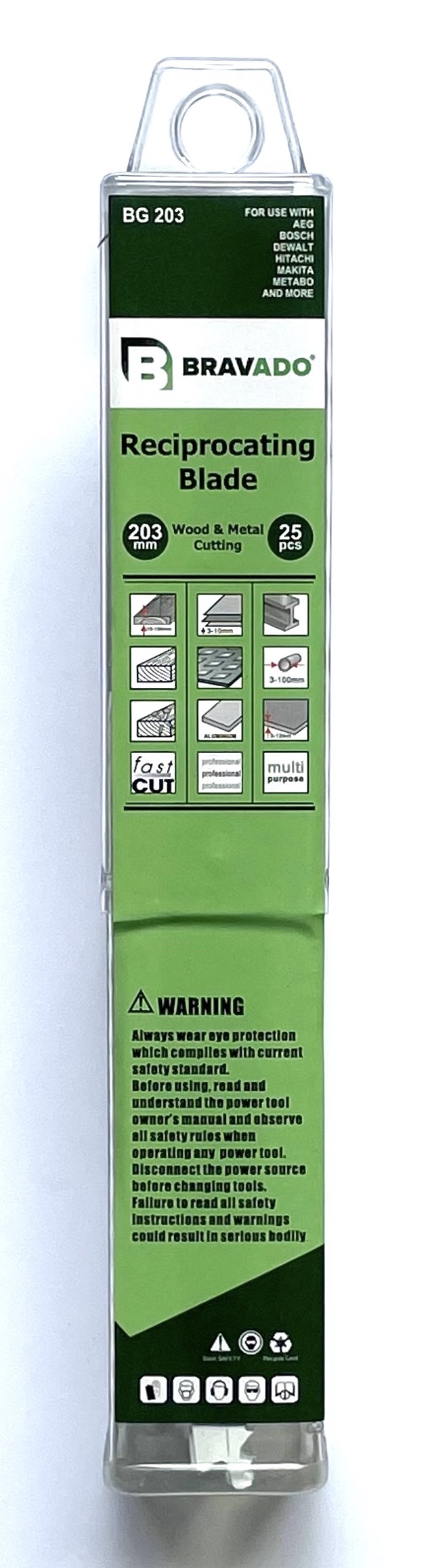 Bravado, BG 203, Tigersågblad 100-pack - Auktioner online ...
