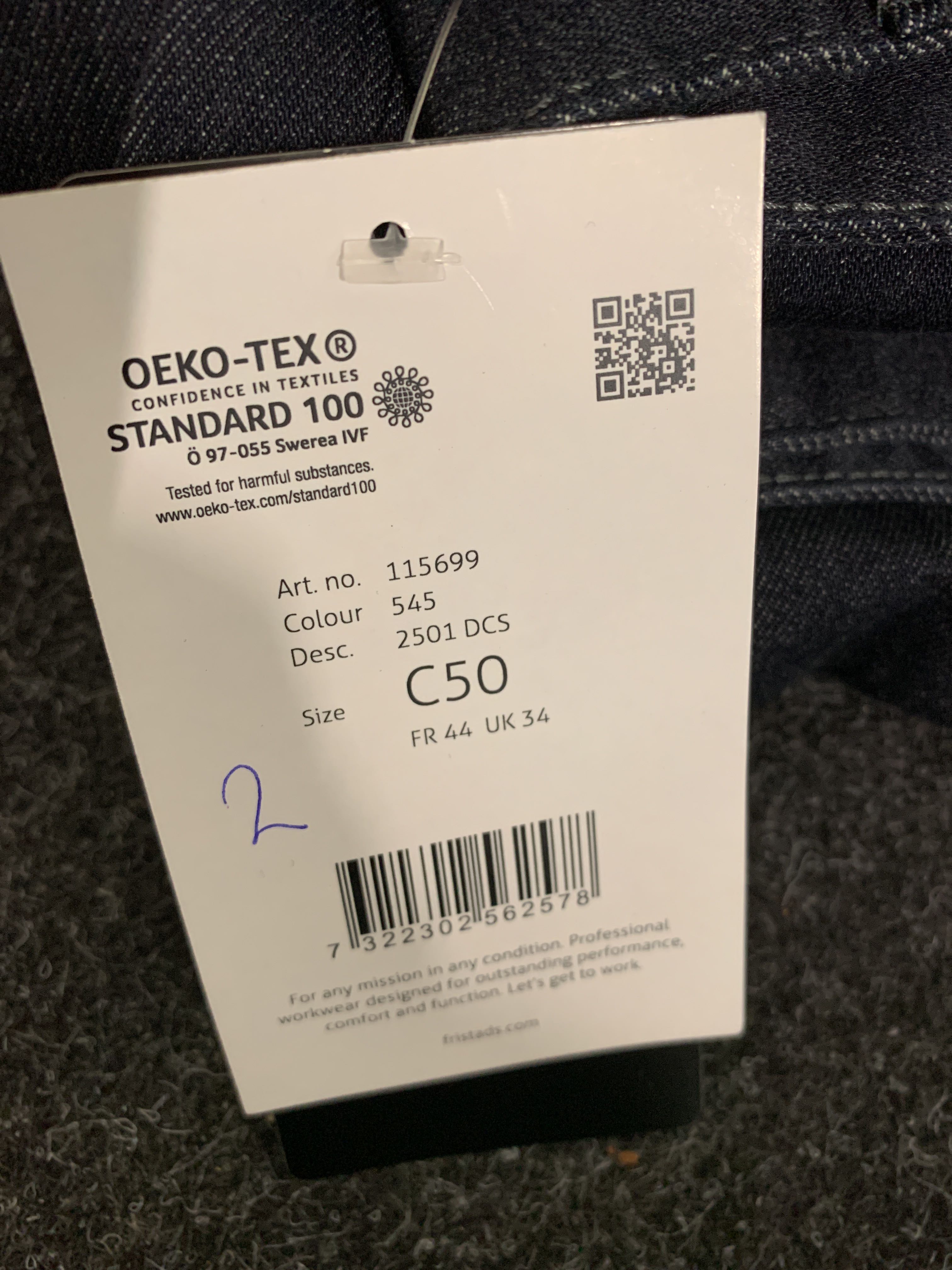 Fristads Service Stretch-Jeans Damen 2506 DCS 125976 Fristads Service Stretch-Jeans Damen 2506 DCS 125976
