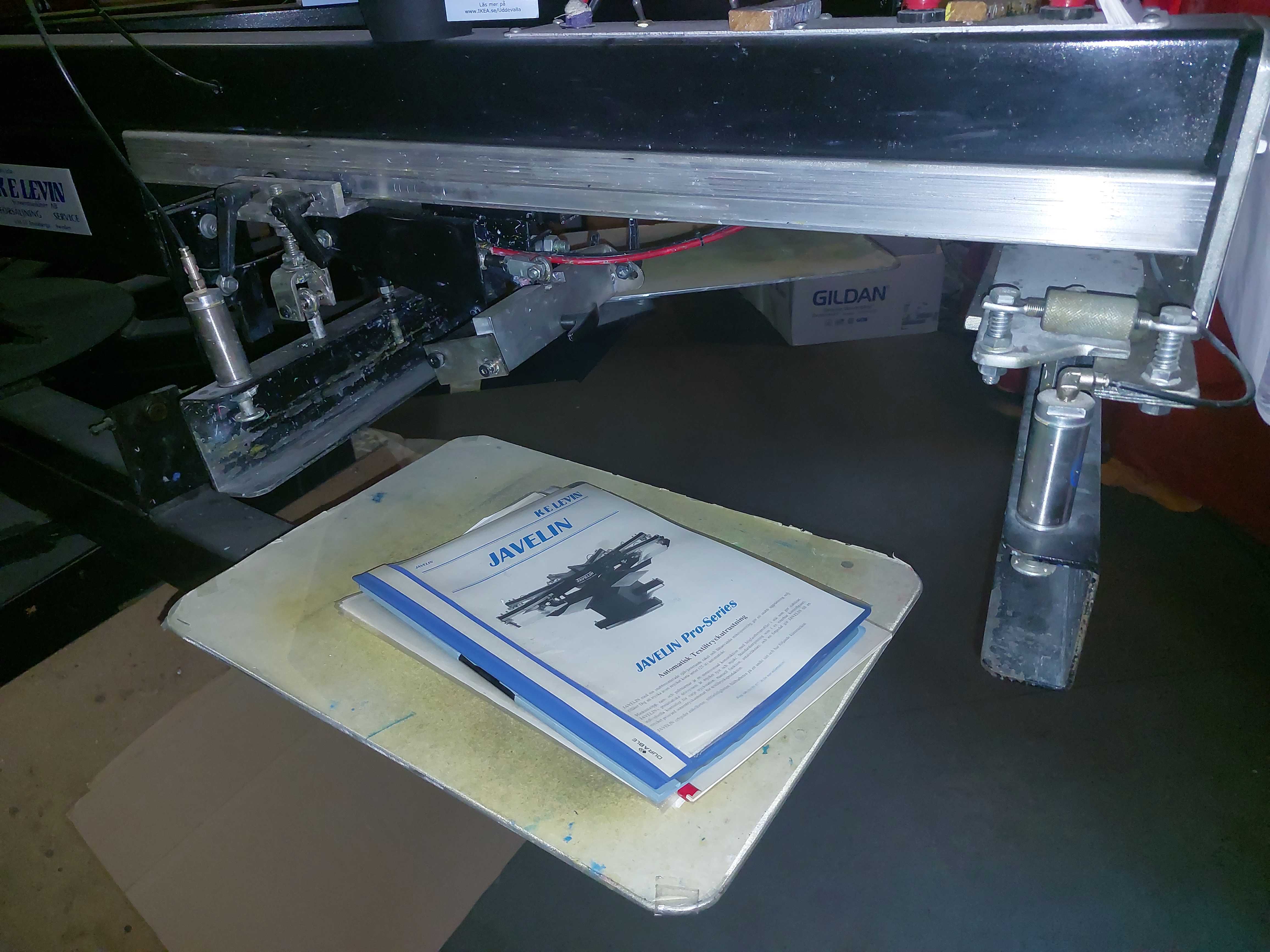 Screen Printer 6 Colors Javelin Pro Series 95 (Air) PS Auction We