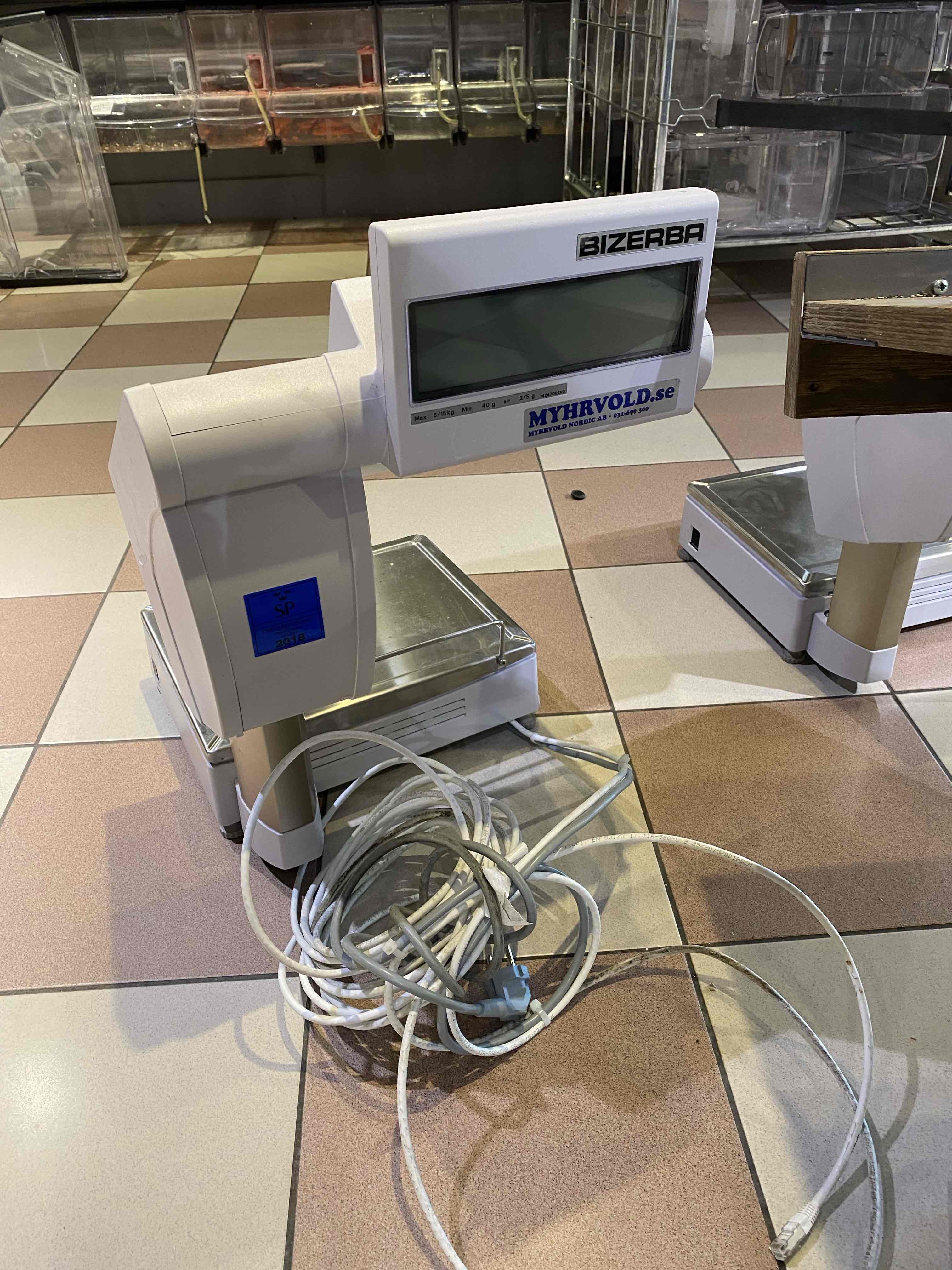 Digital wave Bizerba SC II 800 with label printer / system PS Auction