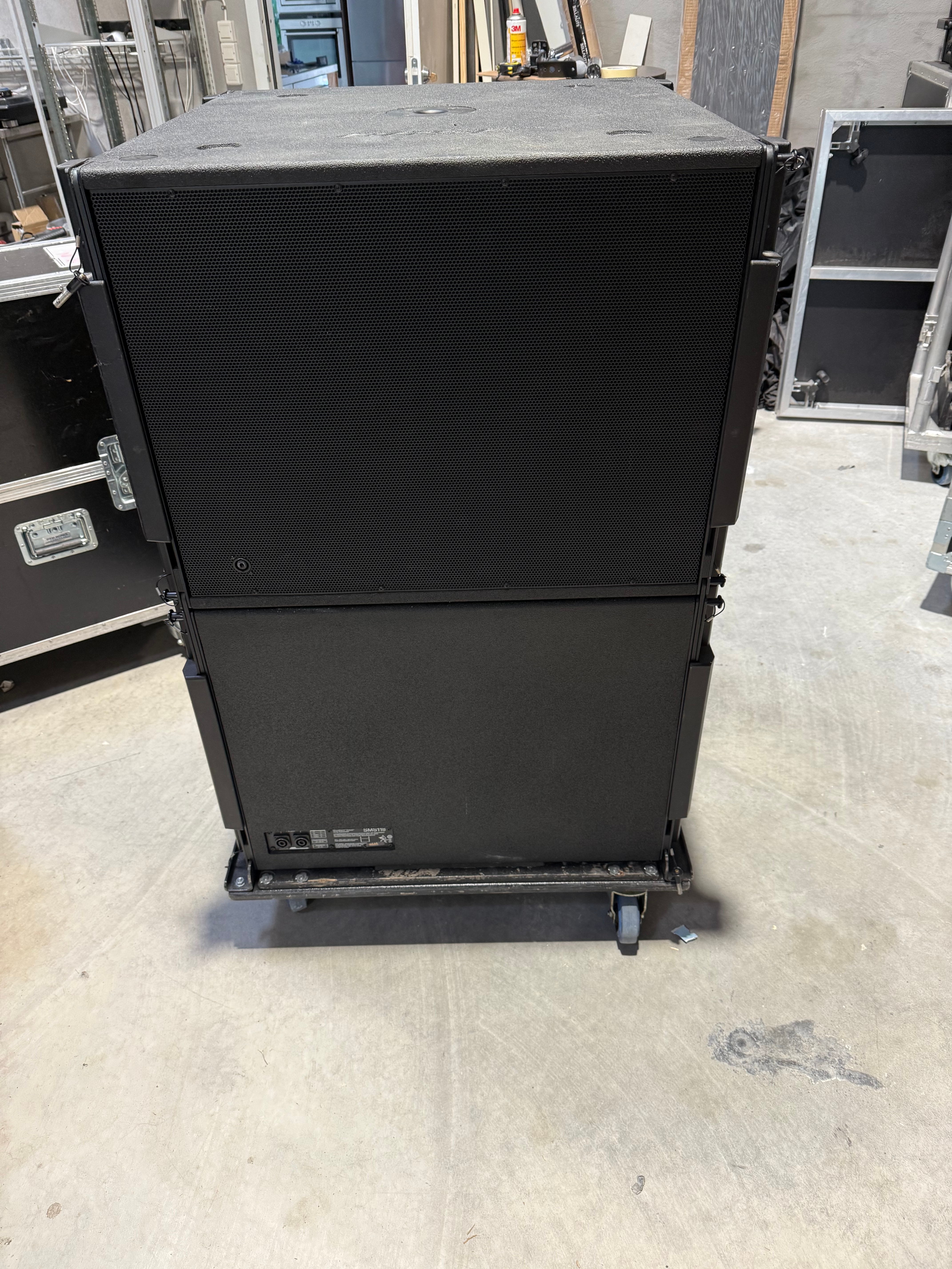 Subwoofer SM118 Bose incl. roller plate with cover 2 pieces - PS