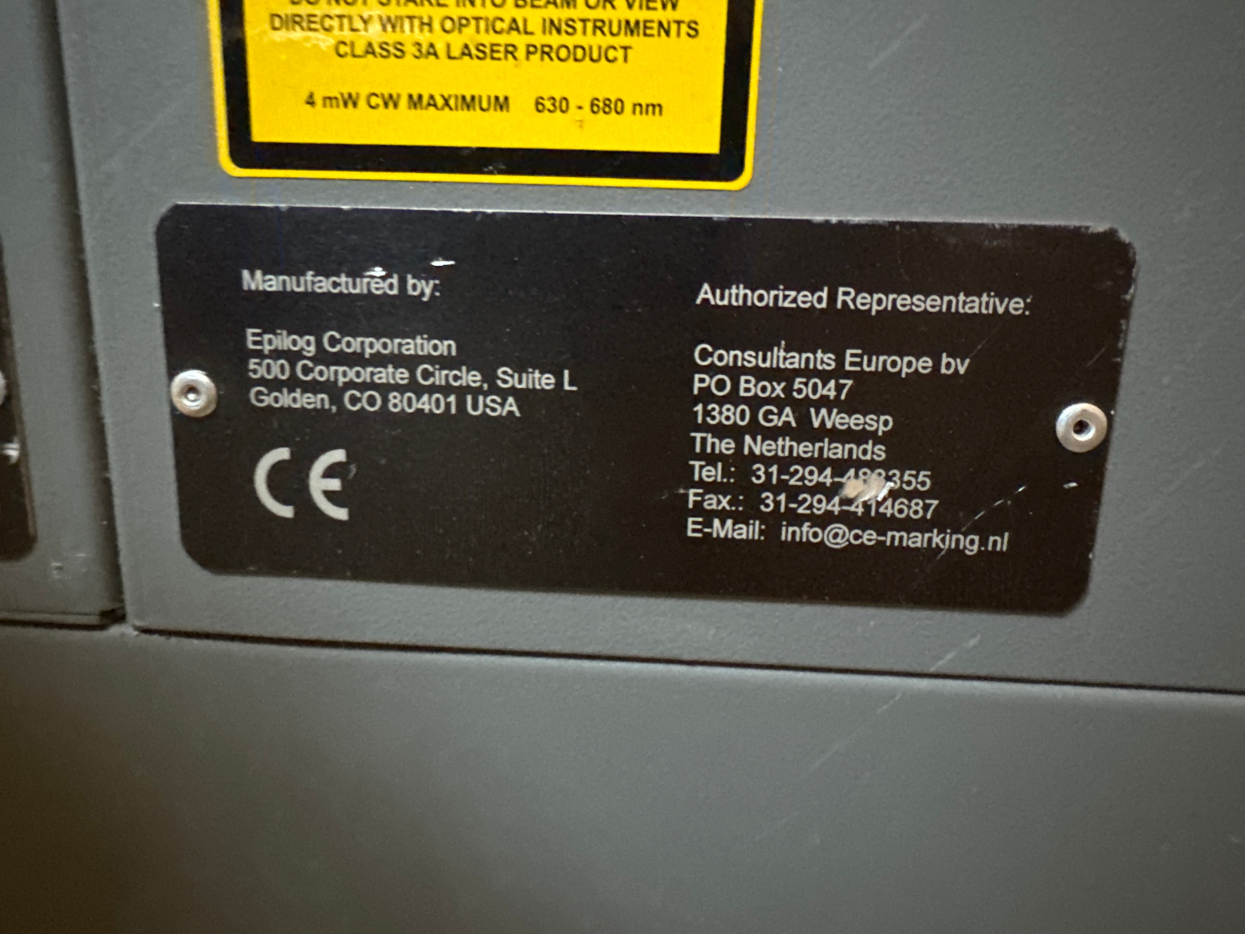 Laser cutter Epilog Legend 32EX - PS Auction - We value the future