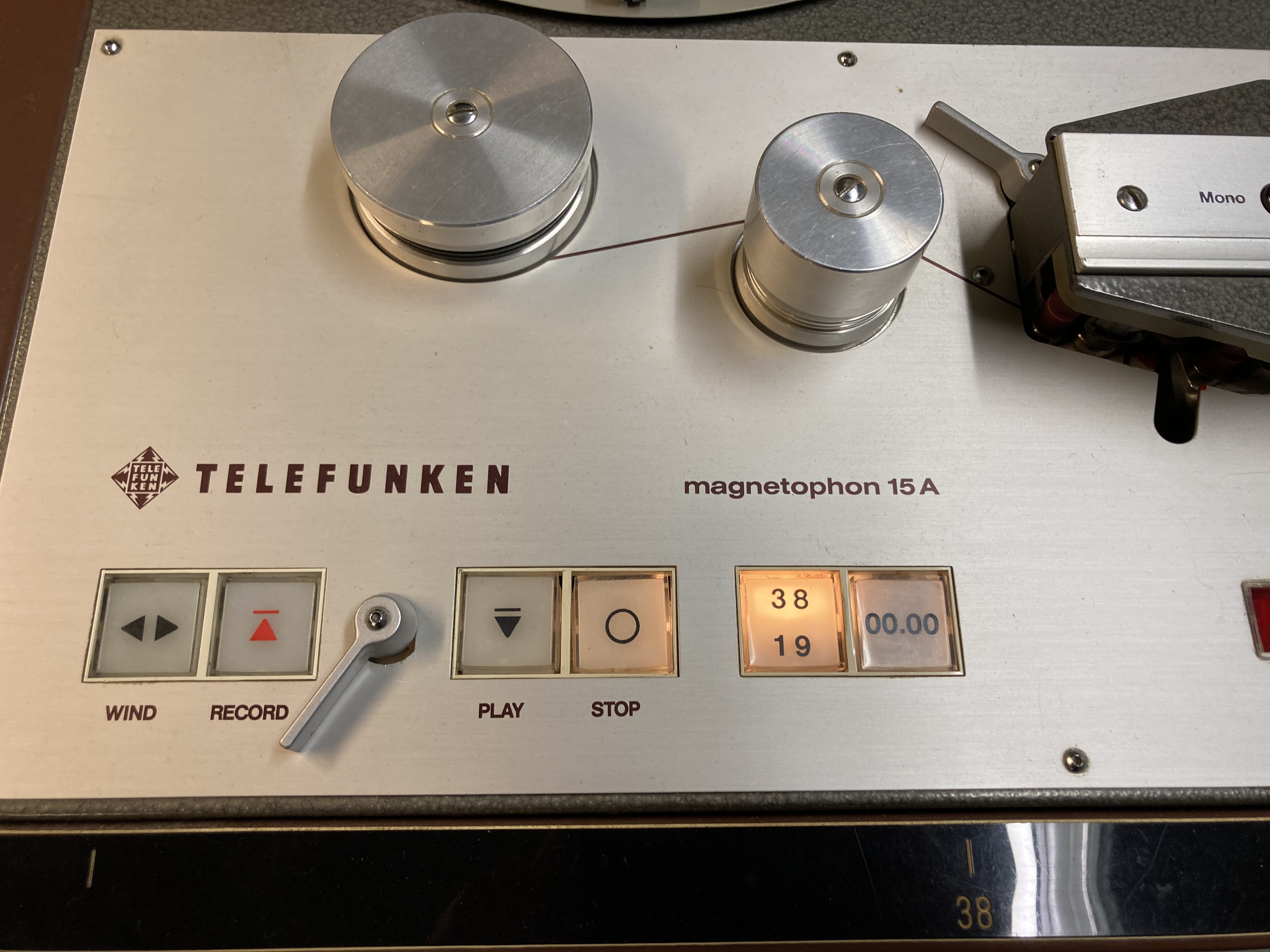 1x EL156 Telefunken Ulm OO Getter Röhre Tube NEW Roe-V-10 Testet 11
