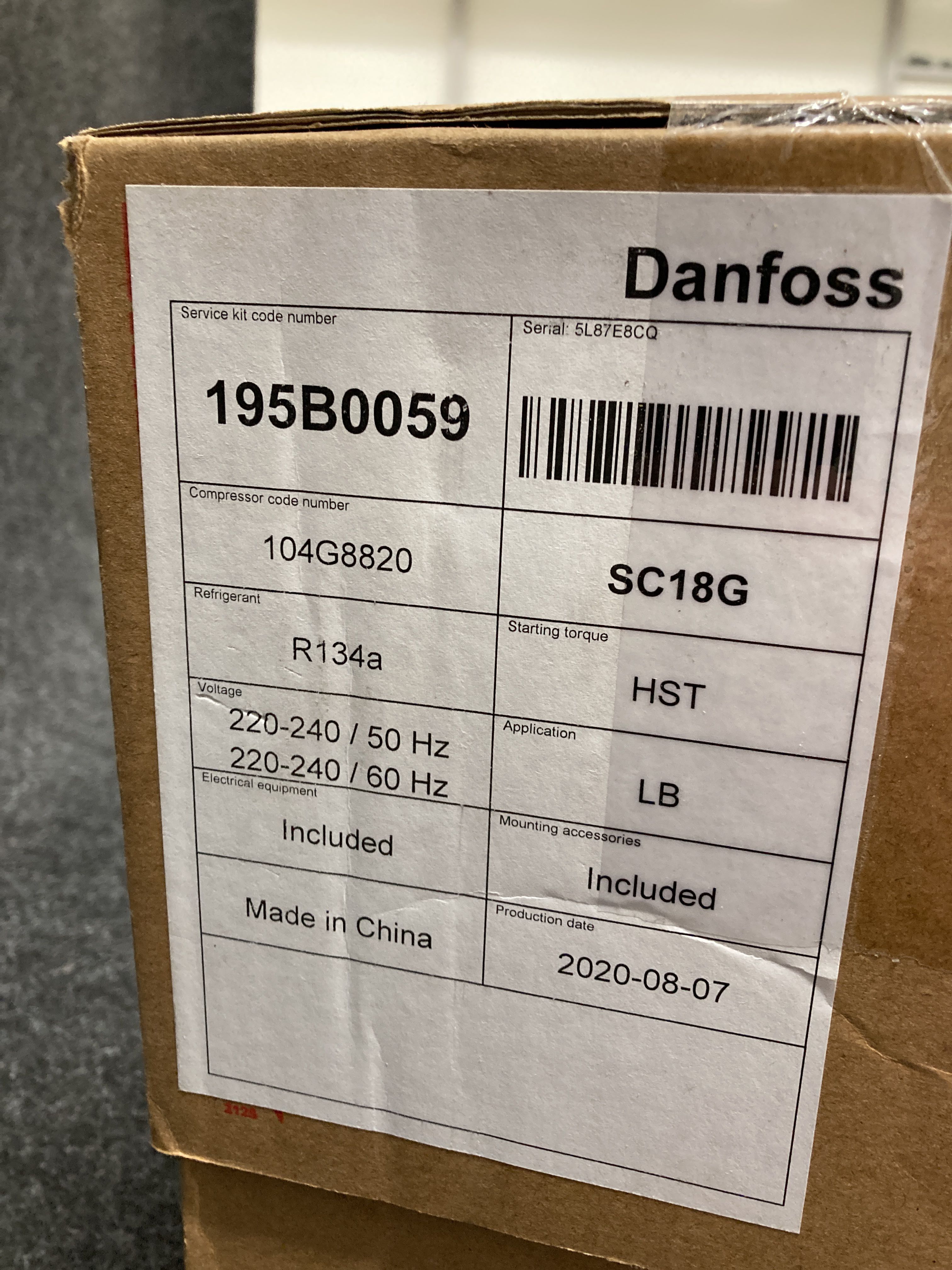 Danfoss SC18G compressor - PS Auction - We value the future - Largest ...