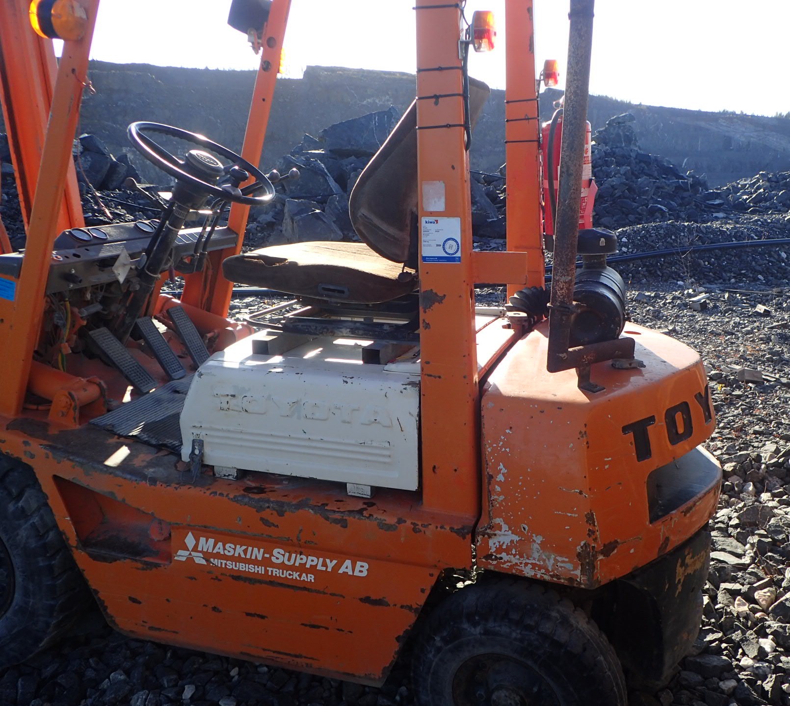 Toyota Counterbalance Forklift - PS Auction - We value the future