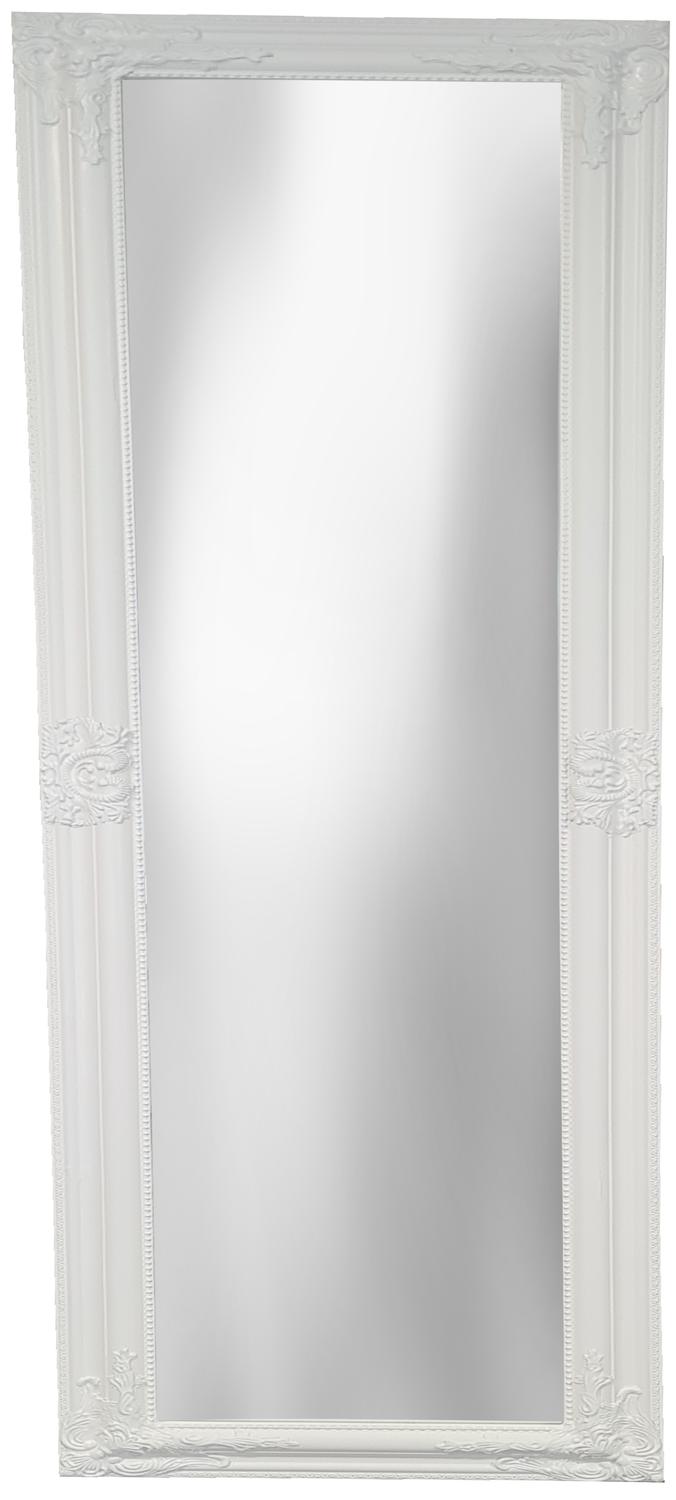 Decorative floor mirror with white painted frame 6pack PS Auction We value the future