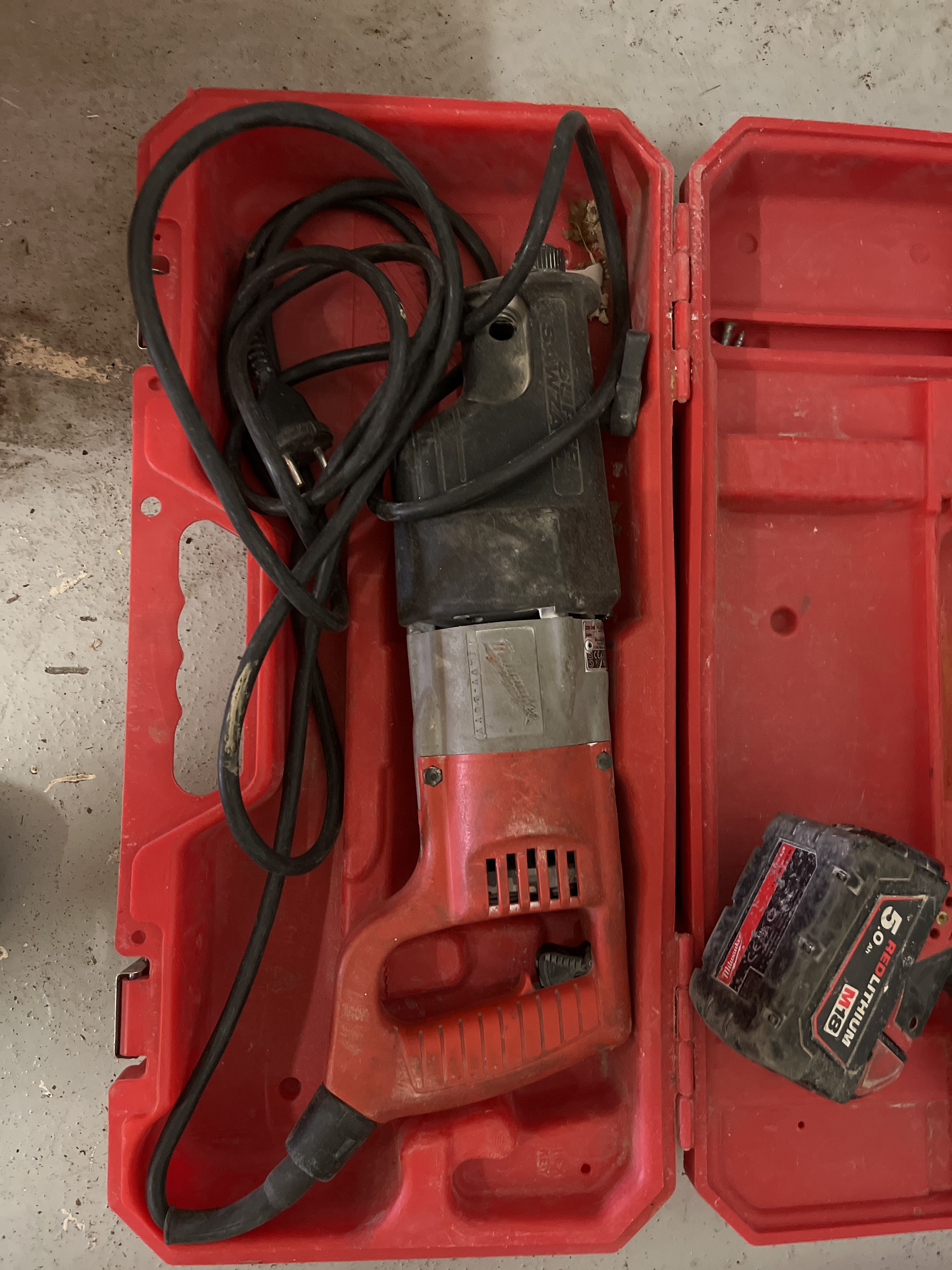 Electric hand tools Milwaukee, 6 pieces PS Auction We value the