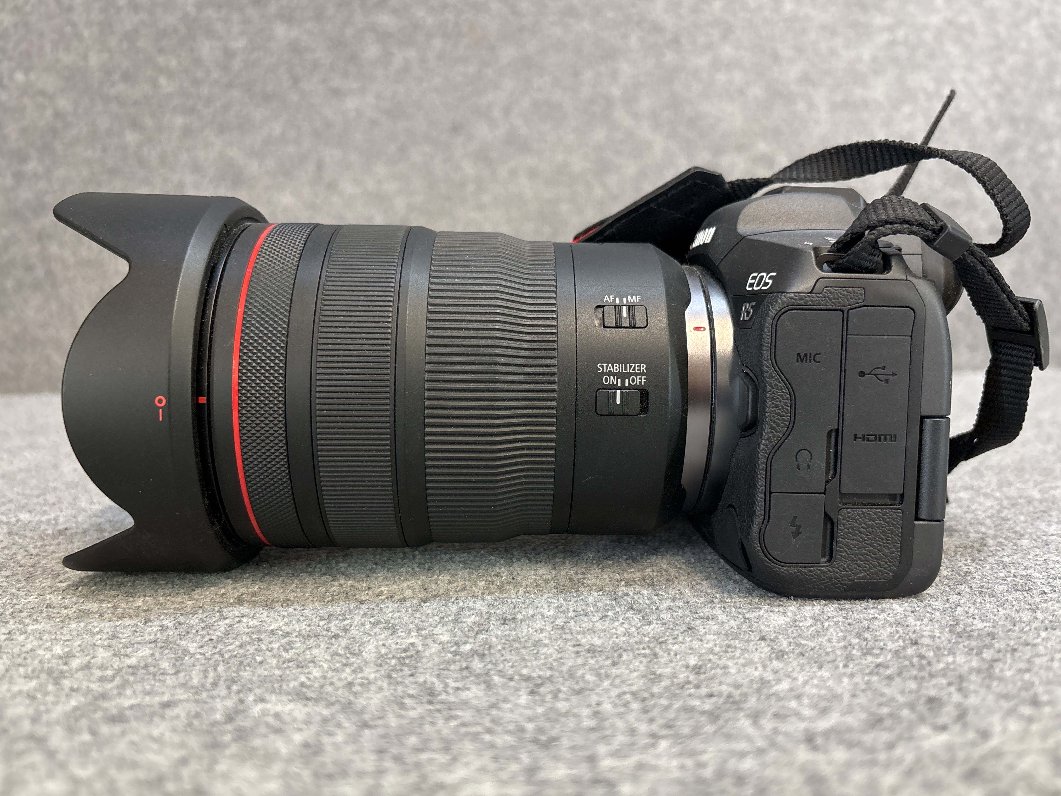 System camera with zoom lens - Canon EOS R5 x Canon RF 24-70 - PS