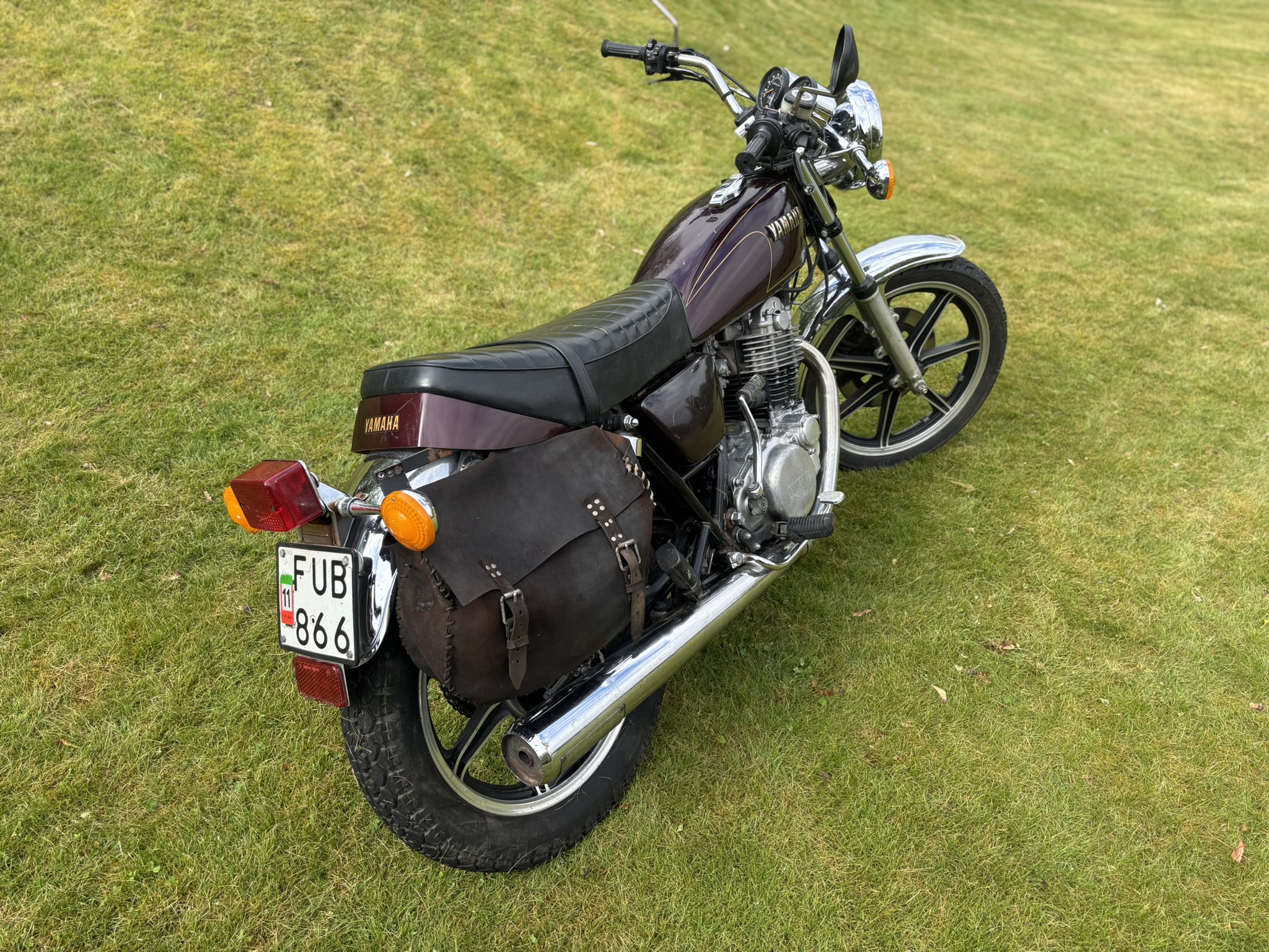 美品 YAMAHA ヤマハ SR400s Super R'n Roller Yamaha SR-400 Super Rn'Roller Strat Natural Gloss 1978 – Topshelf