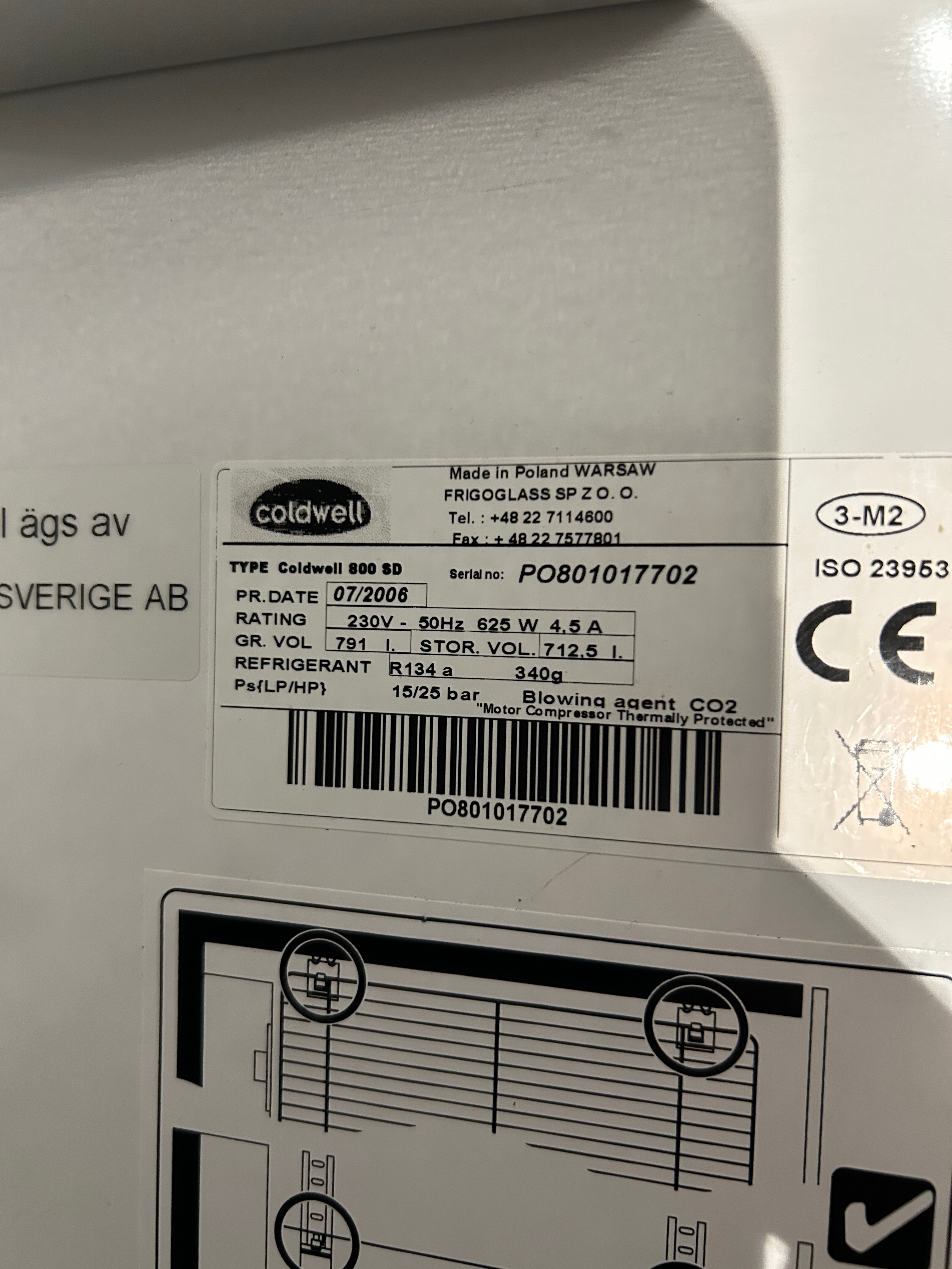 Beverage cooler - Coldwell 800 SD -2006 - PS Auction - We value