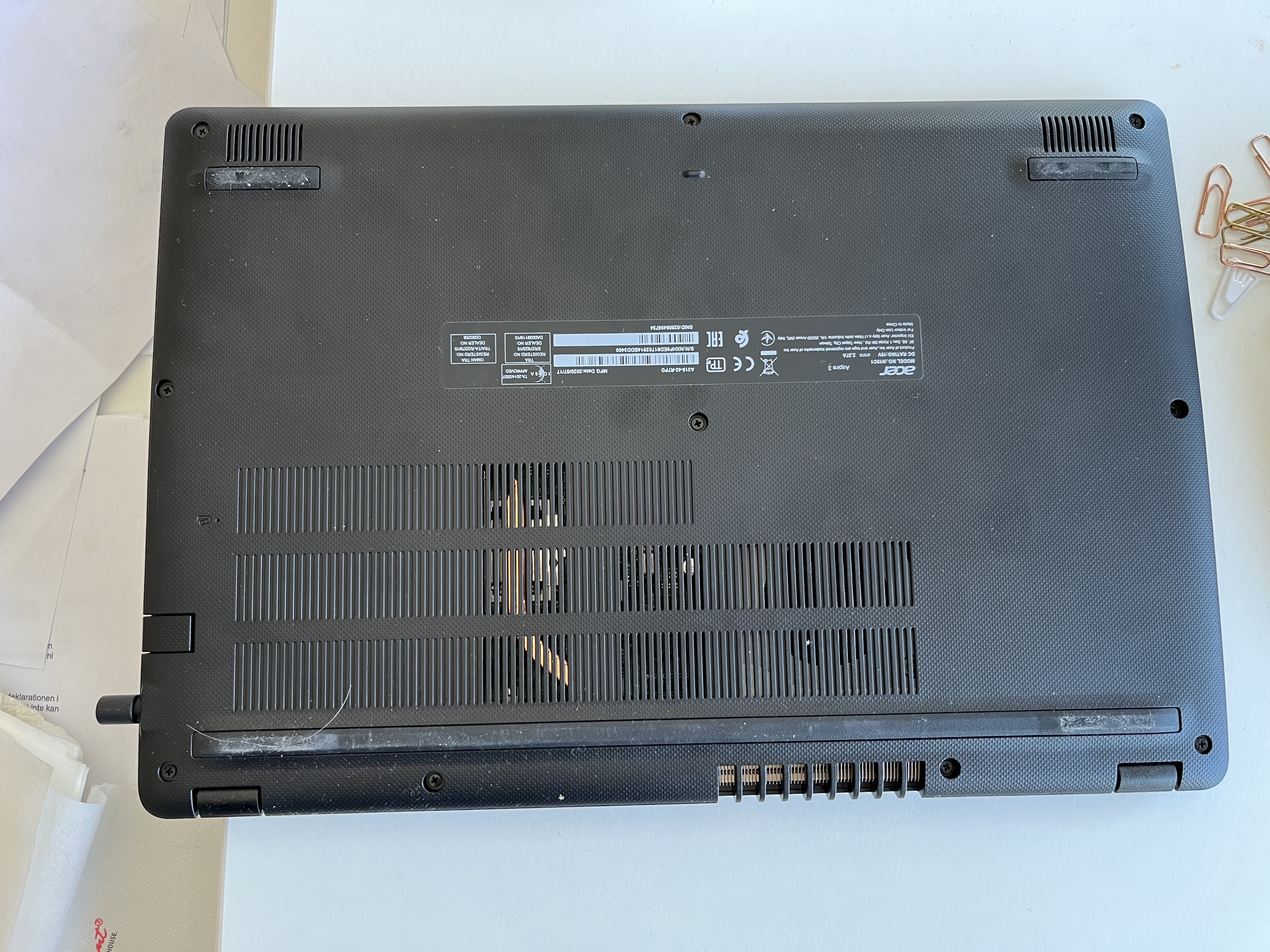 Laptop ACER Apsire 3 N19C1 - PS Auction - We value the future