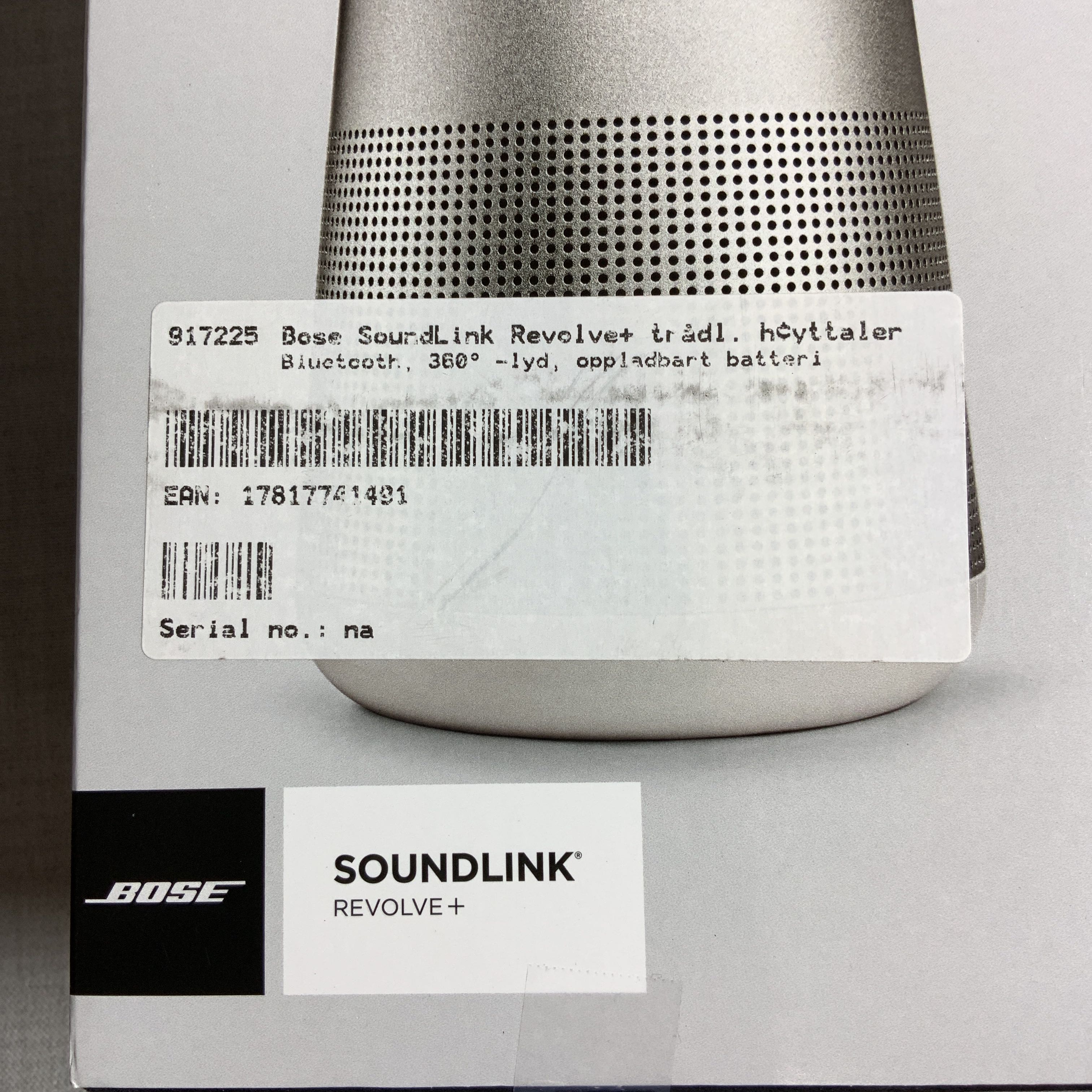 Bose SoundLink Revolve + speaker - PS Auction - We value the