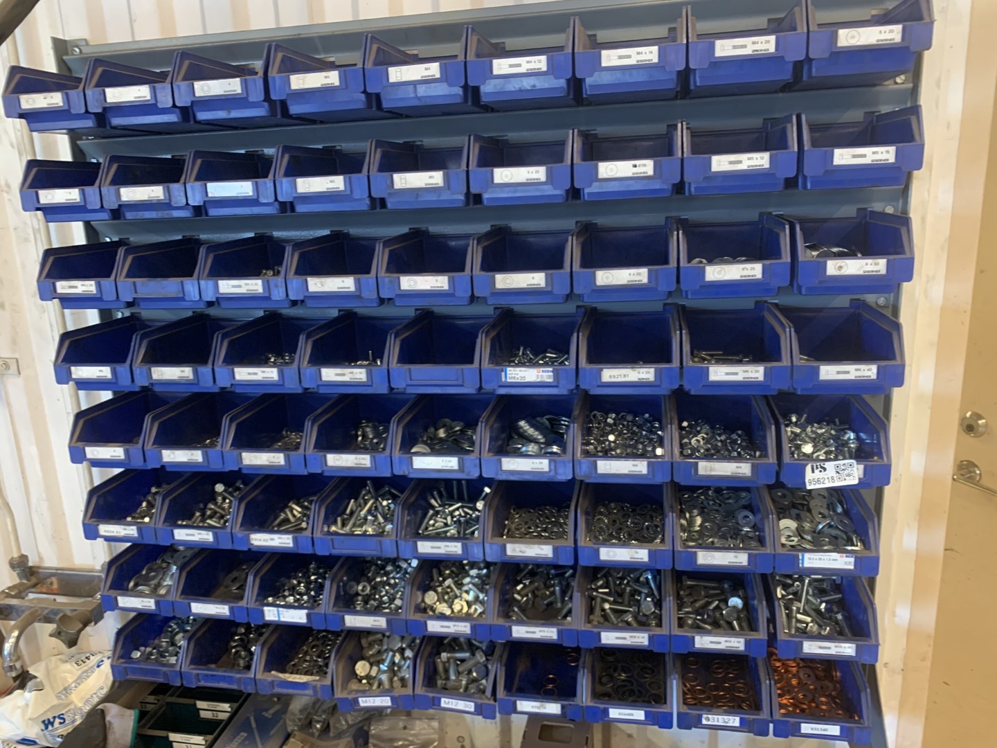 Assortment stand with screw and bolt etc PS Auction We value the