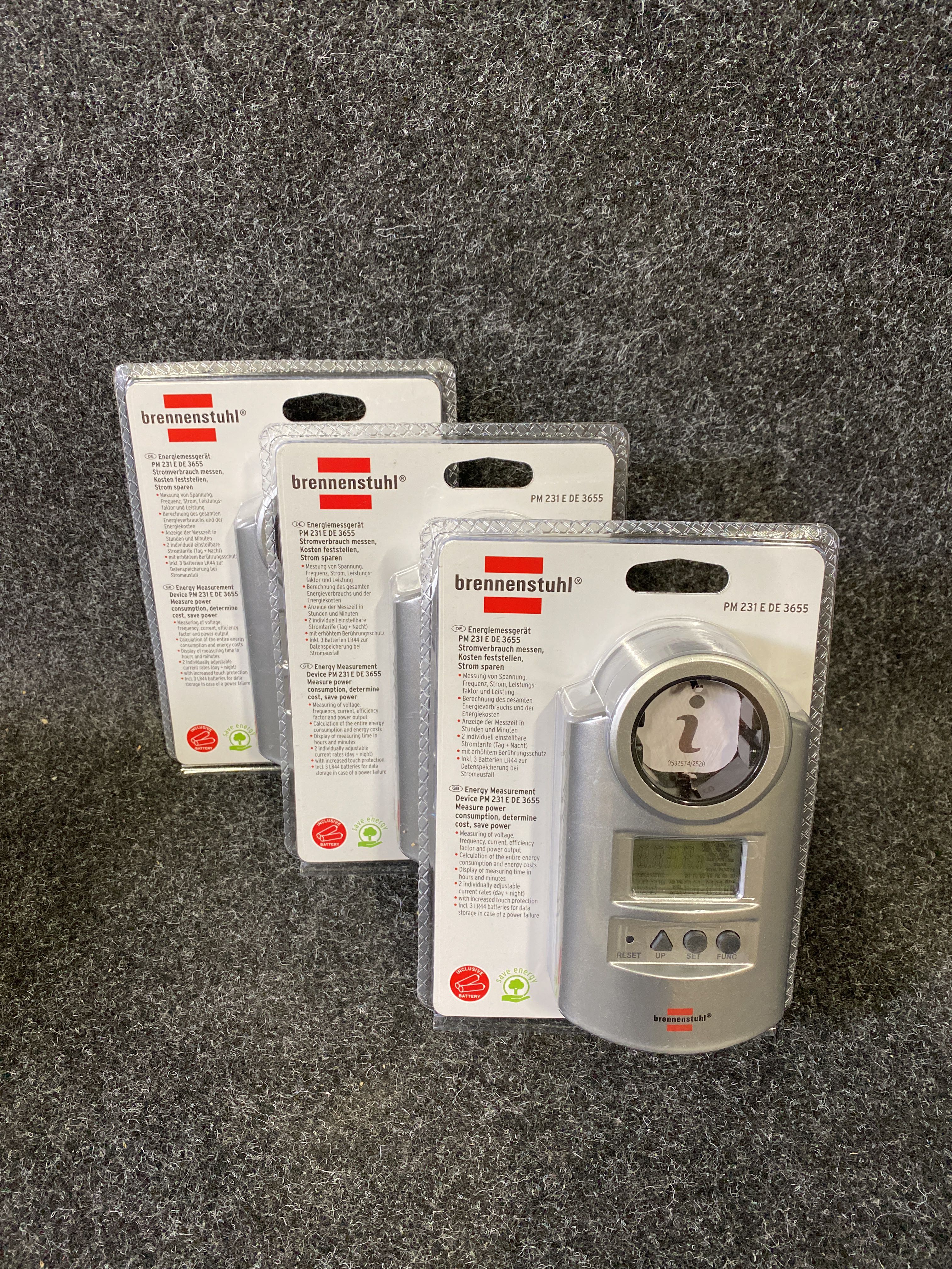 3 Energy meters/electricity meters Primera-Line - PS Auction - We value ...