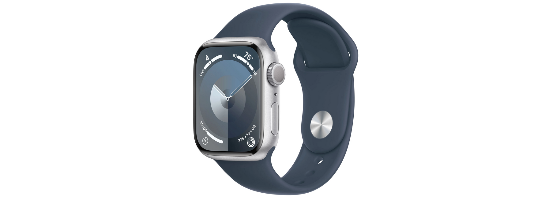 Apple Watch Series 9 GPS 45mm Silver Aluminum Case with Apple Watch Series 9 GPS 45mm Silver Aluminum Case with