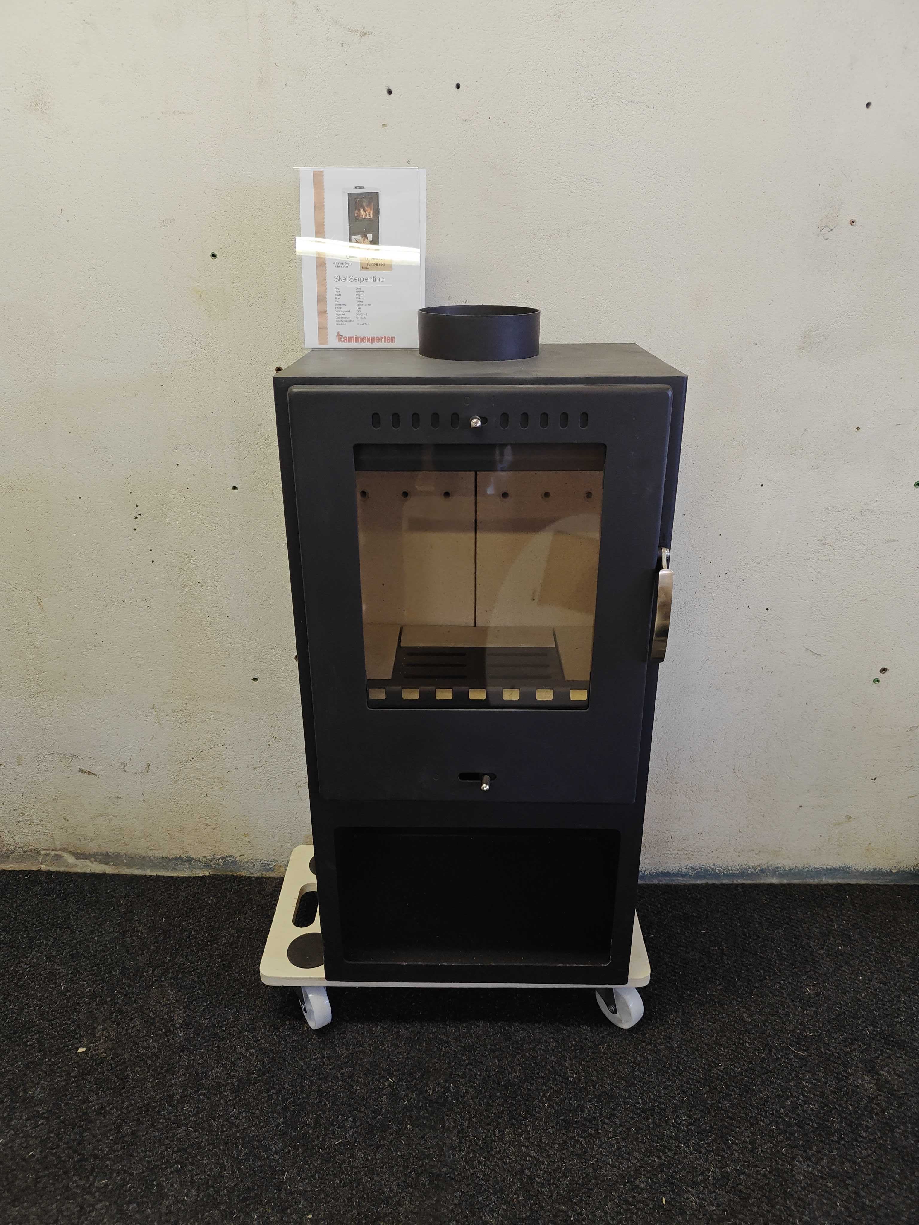 Stove Shell New wood-burning stove Shell Serpentino - PS Auction - We value the ...