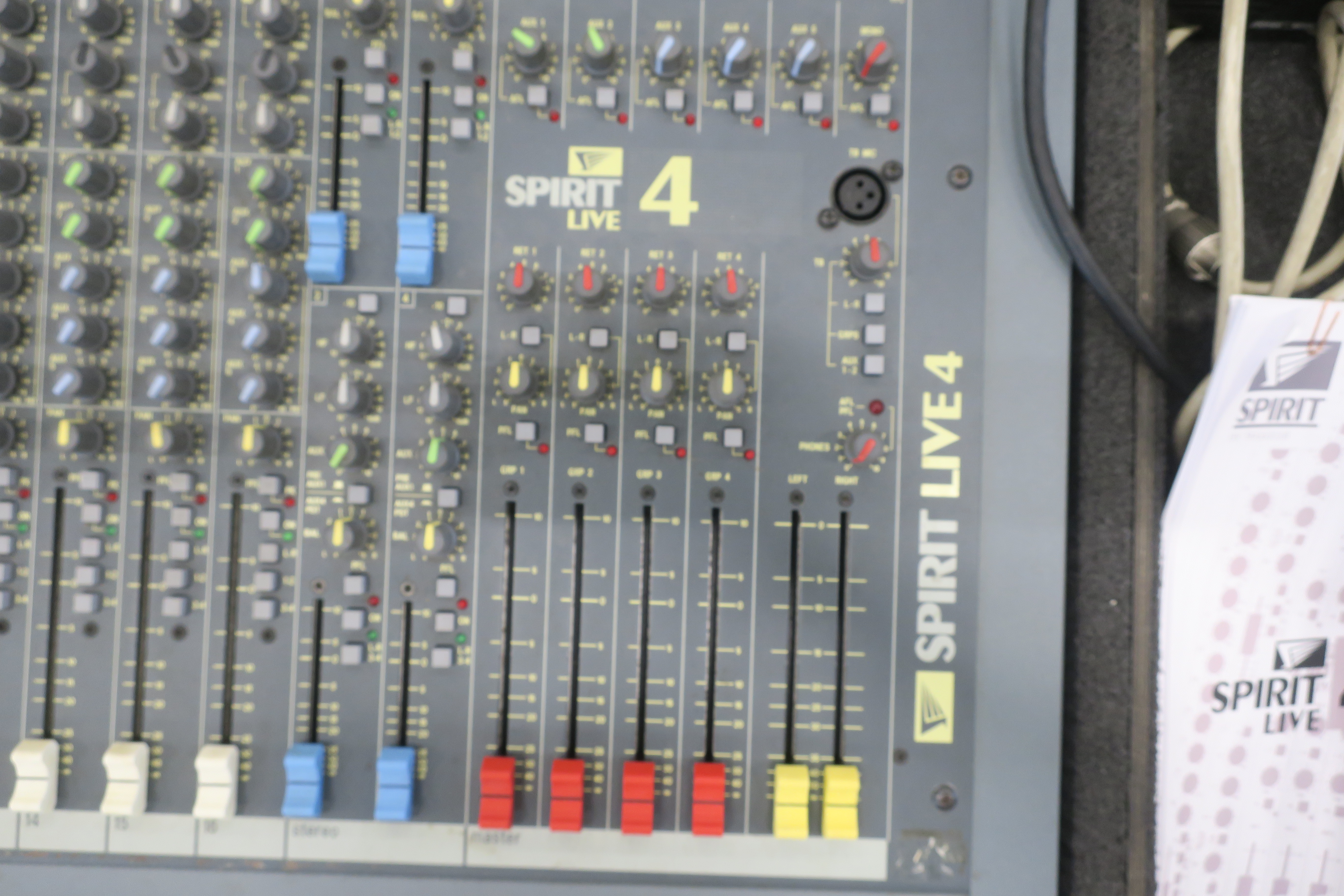 Mixerboard Soundcraft Spirit Live 4 - PS Auction - We value