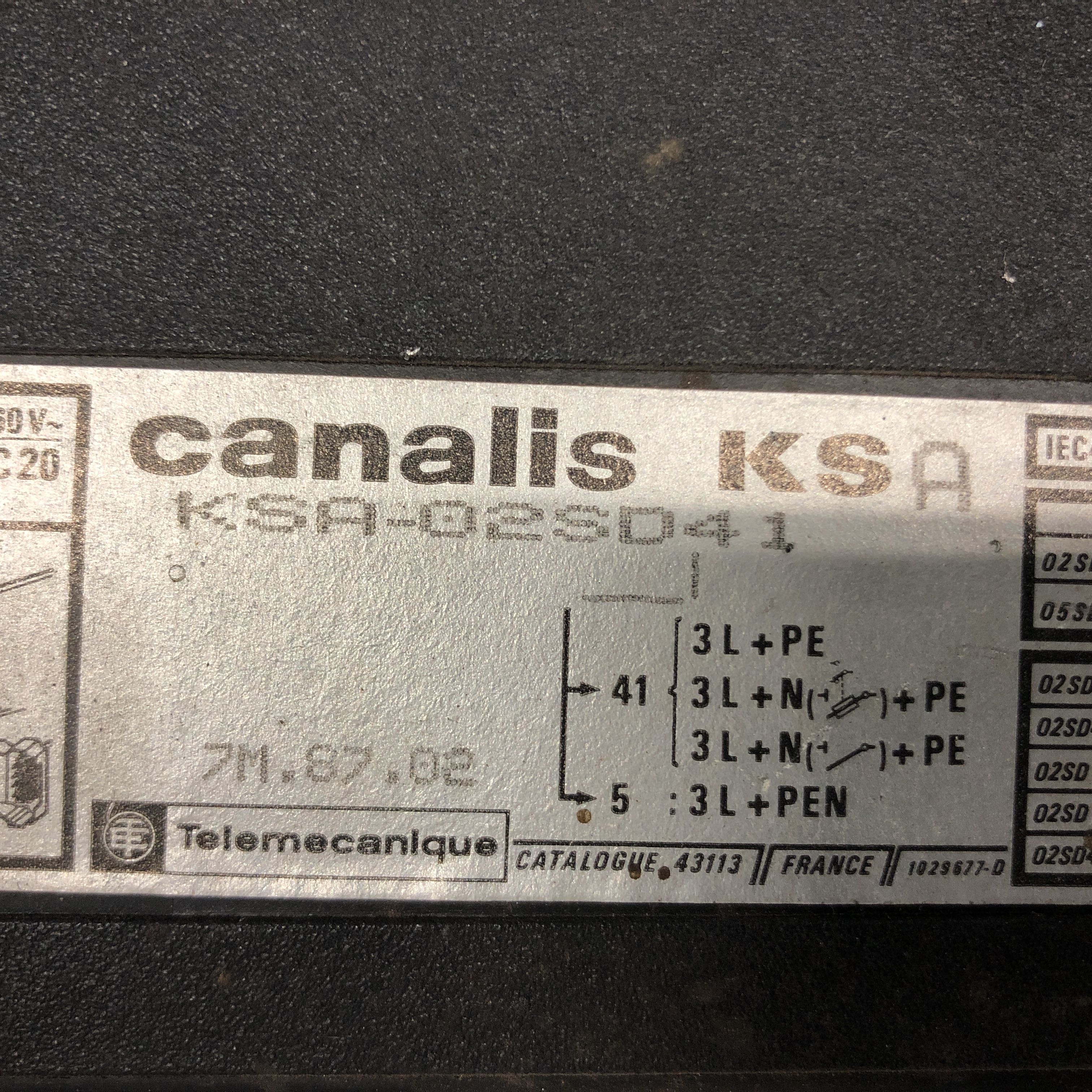 Lens rails and boxes Canalis - PS Auction - We value the