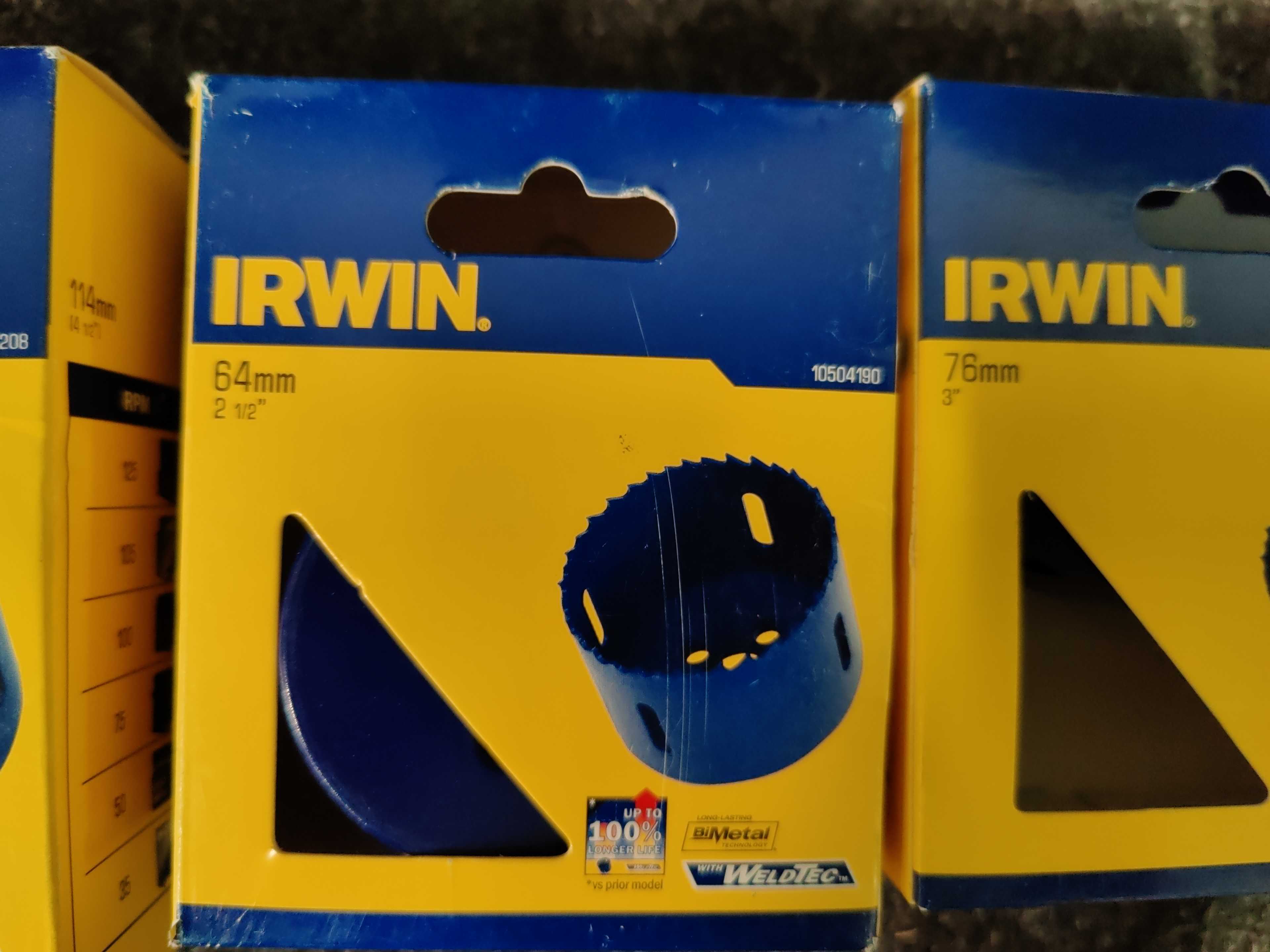 Irwin 20 11 hole saws for e.g. metal Irwin 20-114mm - PS Auction - We value the ...