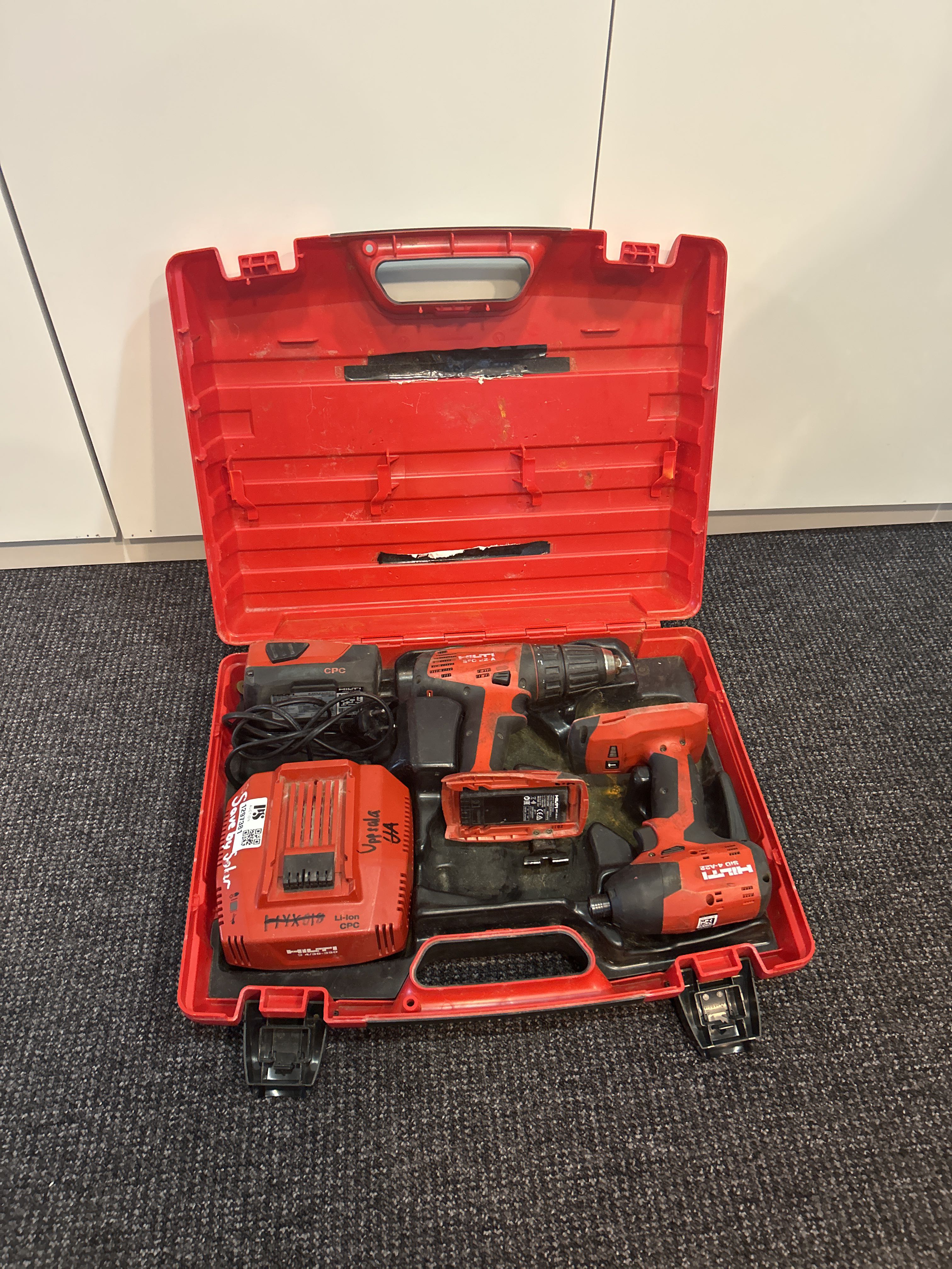 Hilti 22V Tool Kit – Drill Driver, Impact Driver, Charger