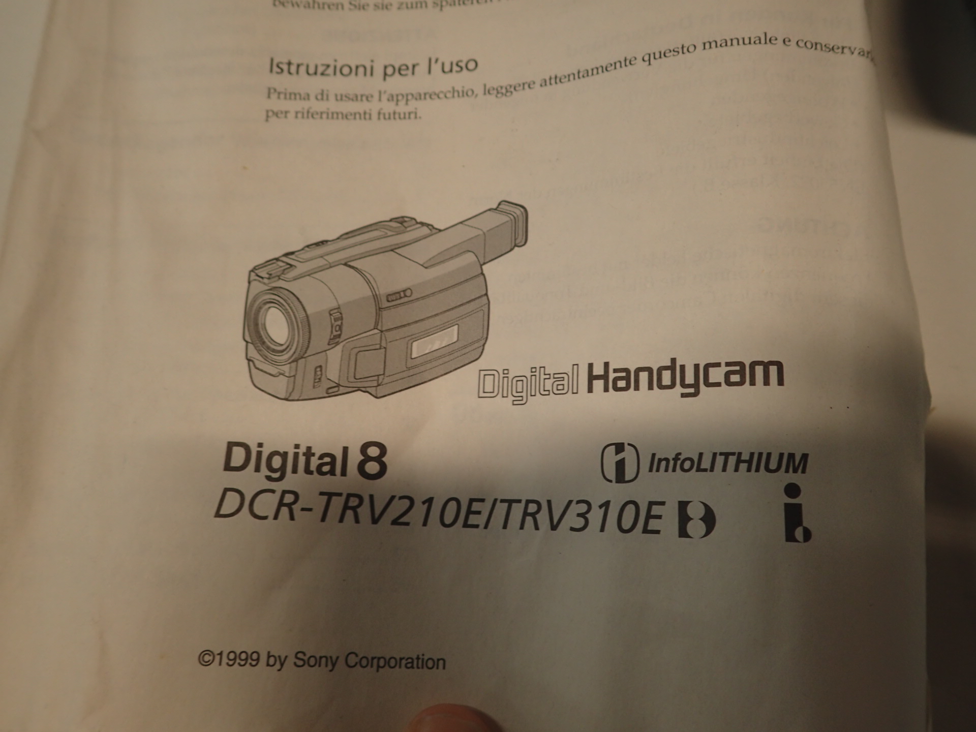 Sony digital video camera - PS Auction - We value the future