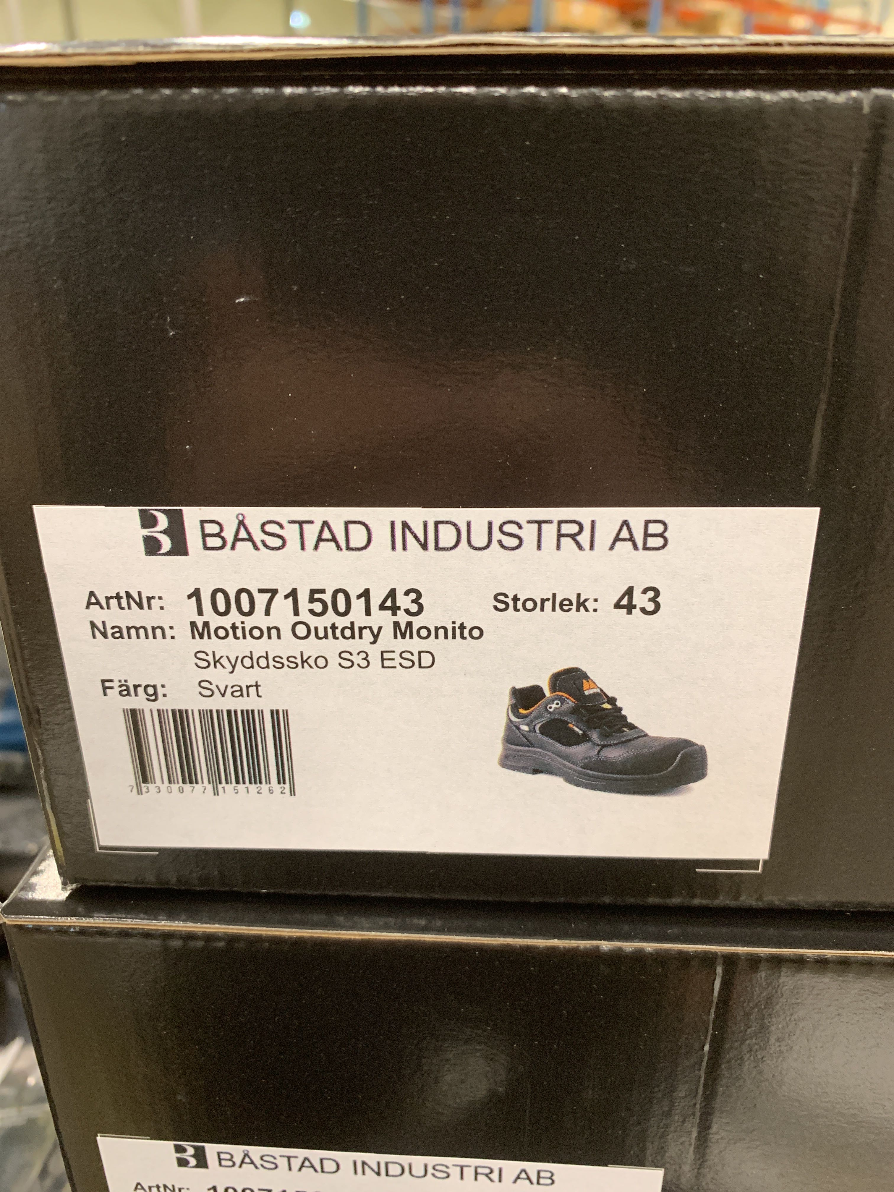 Skyddssko Monitor Motion Outdry, Strl 43 Auktioner online