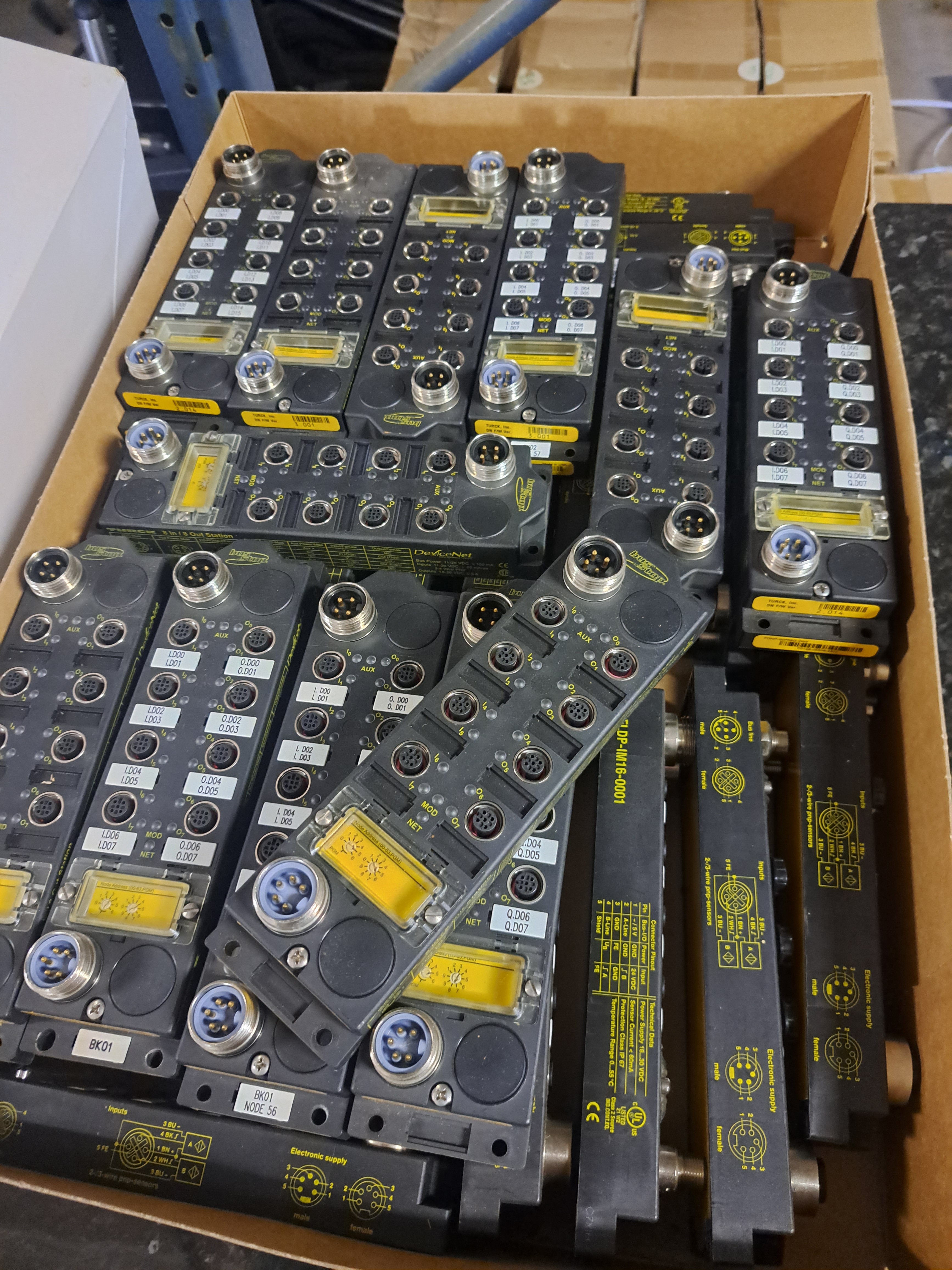 Turk Devicenet Module Turck Bus Stop I/O Module DeviceNet - Auktioner online - Nätauktioner ...
