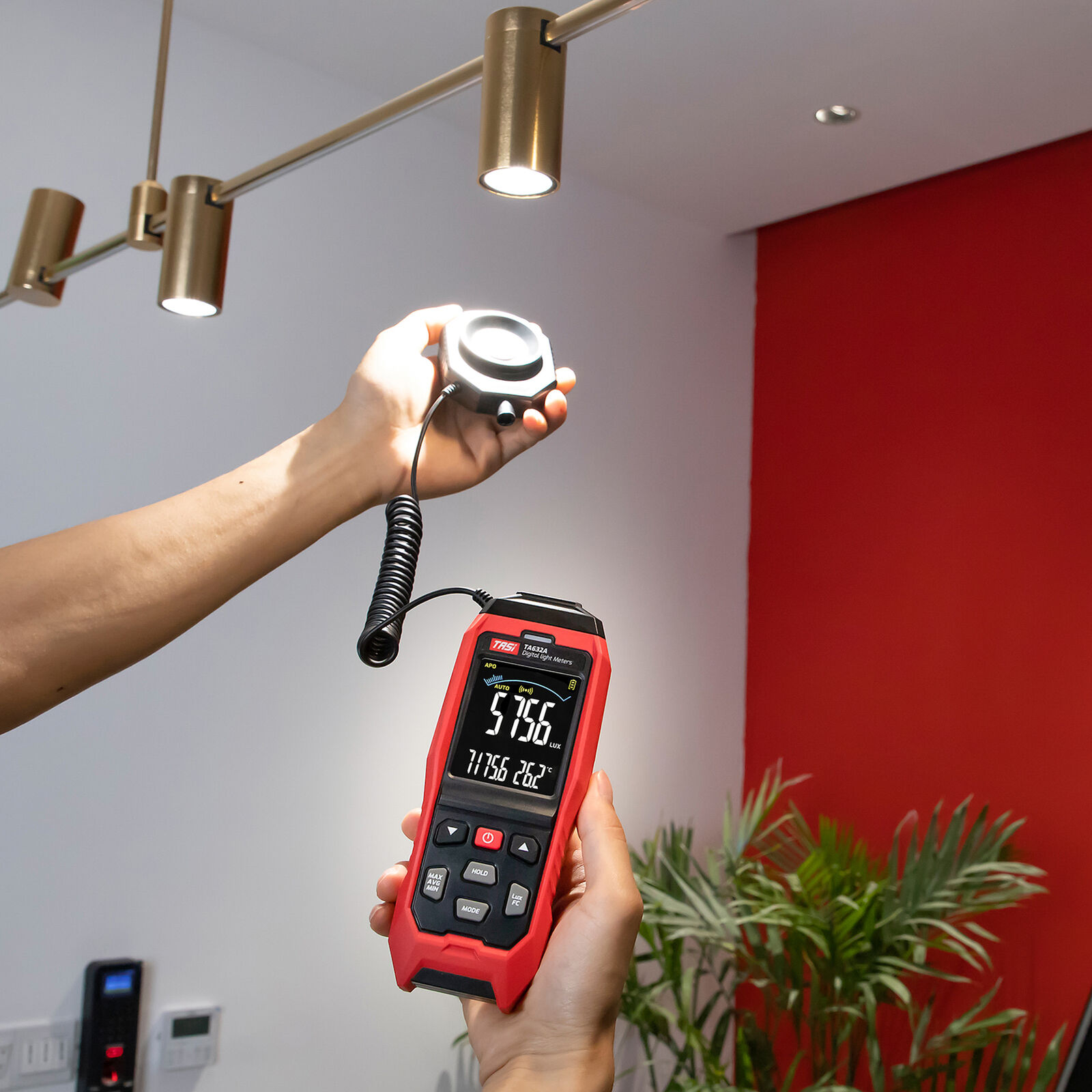 Digital ljusmätare 0200000, Illuminometer, Luminometer, Fotomete,r