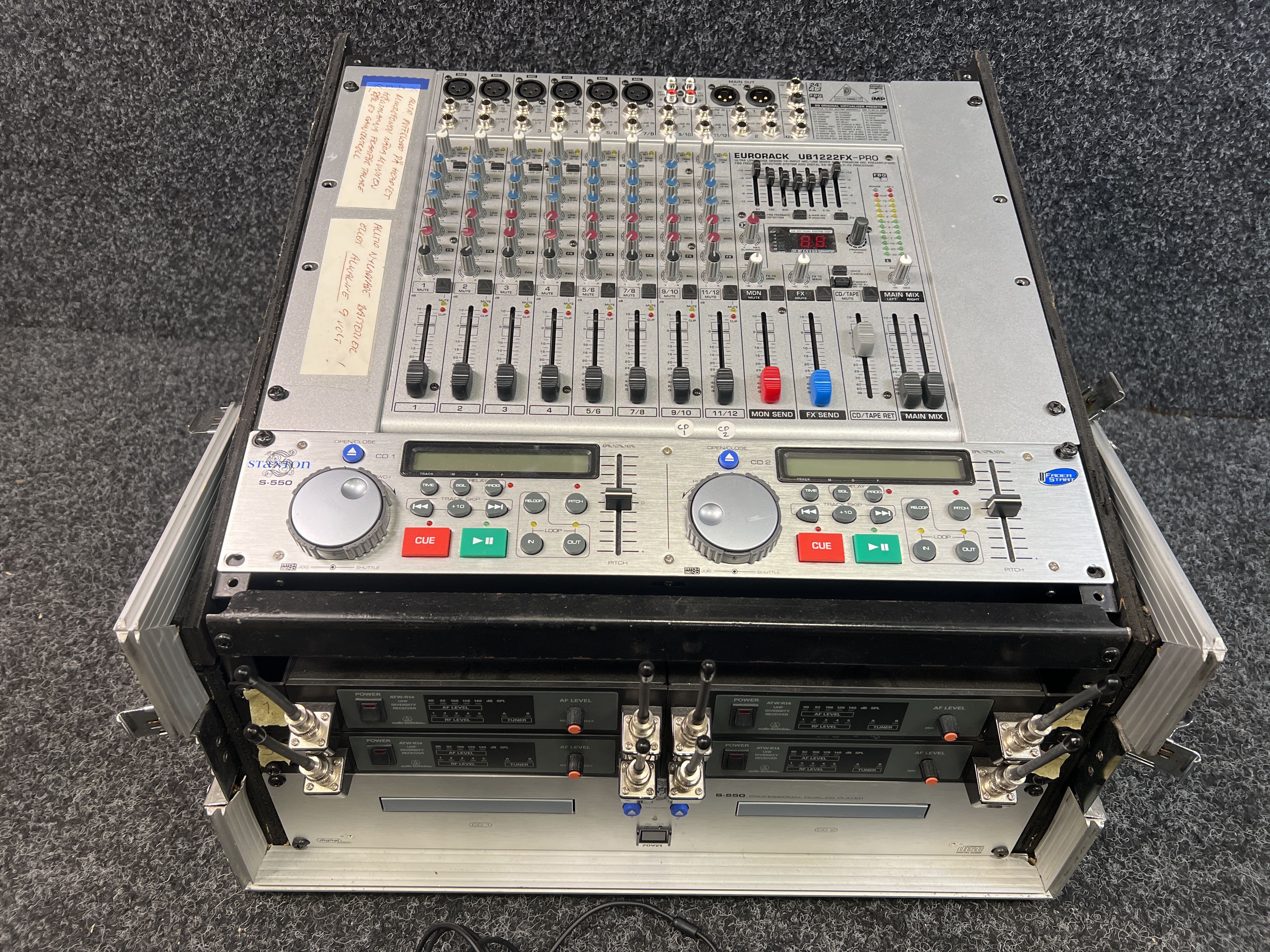 Sound mixer Behringer Europack UB1222FX-PRO - PS Auction - We