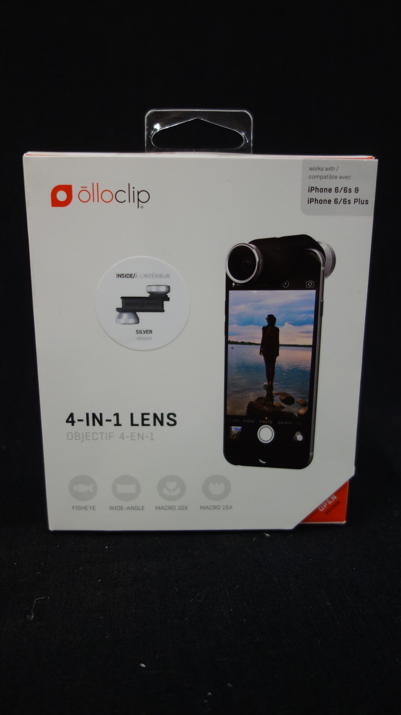 Olloclip 4 In 1 Lens For Iphone 6 6s 6 6s Silver Black Free Shipping Ps Auction We Value The Future Largest In Net Auctions