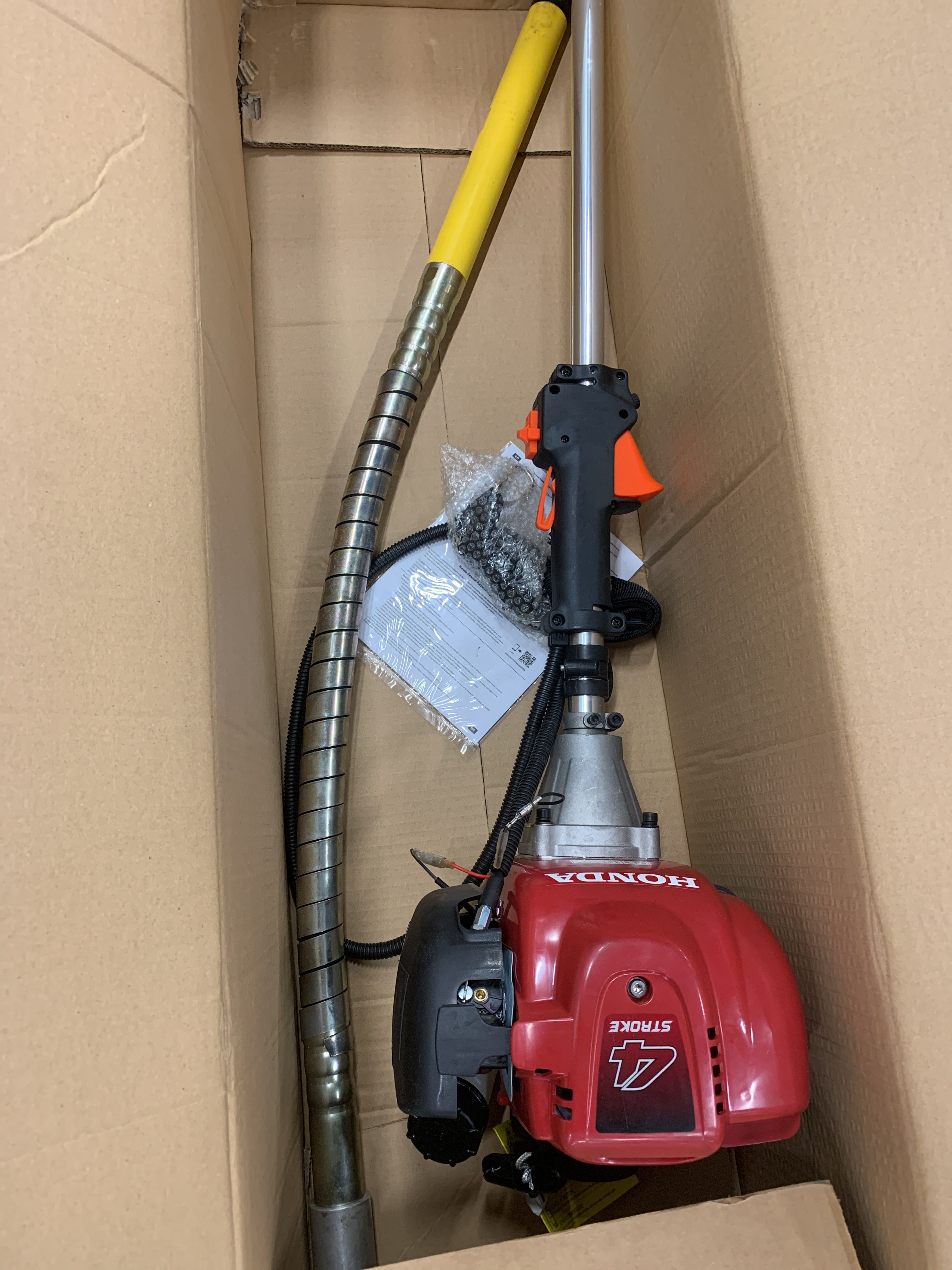 Concrete vibrator with Honda GX35 engine PS Auction We value the