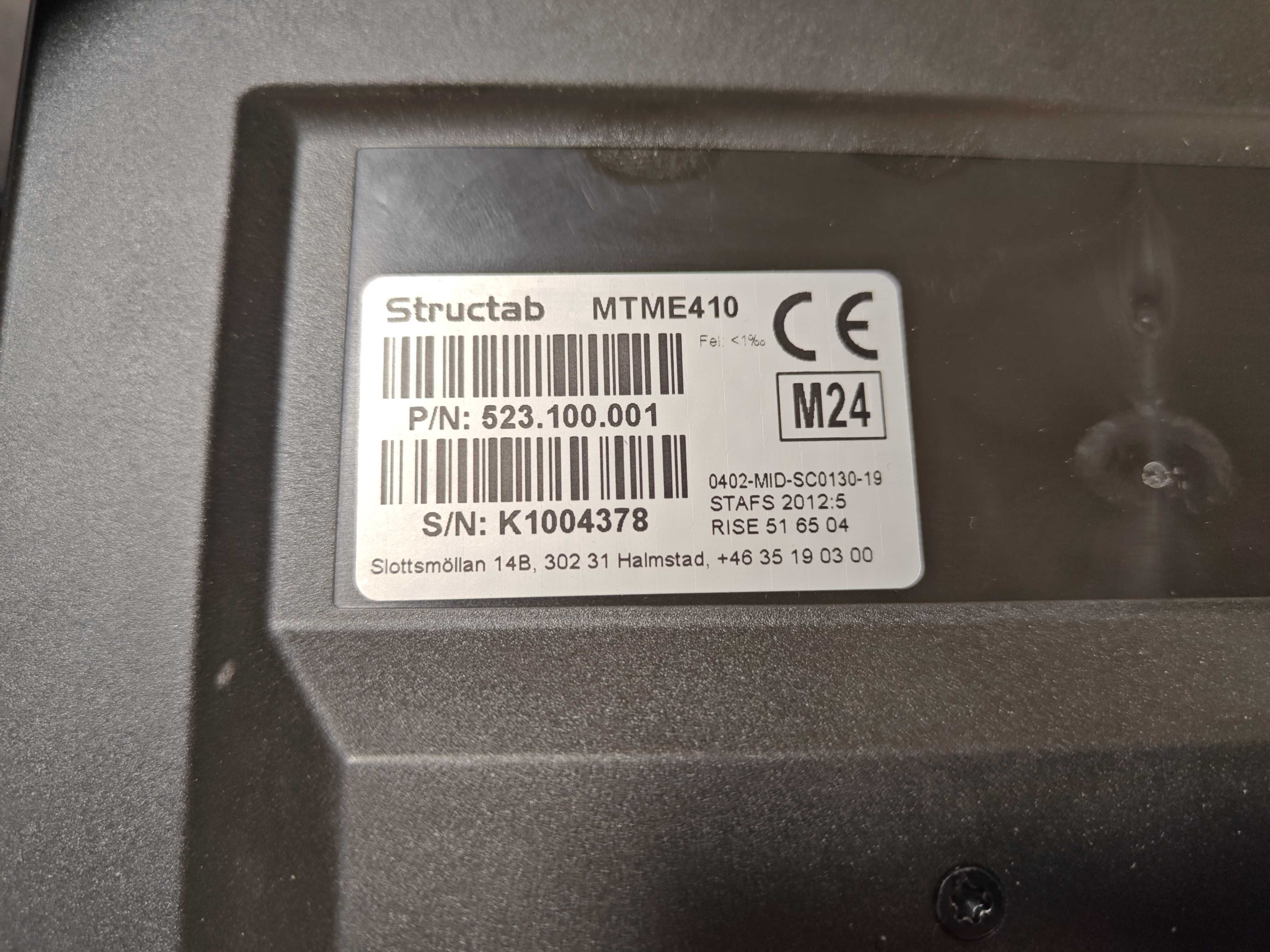 Structab Ab Taxameterutrustning med tillbehör - Structab MegTax (5st) - Auktioner ...