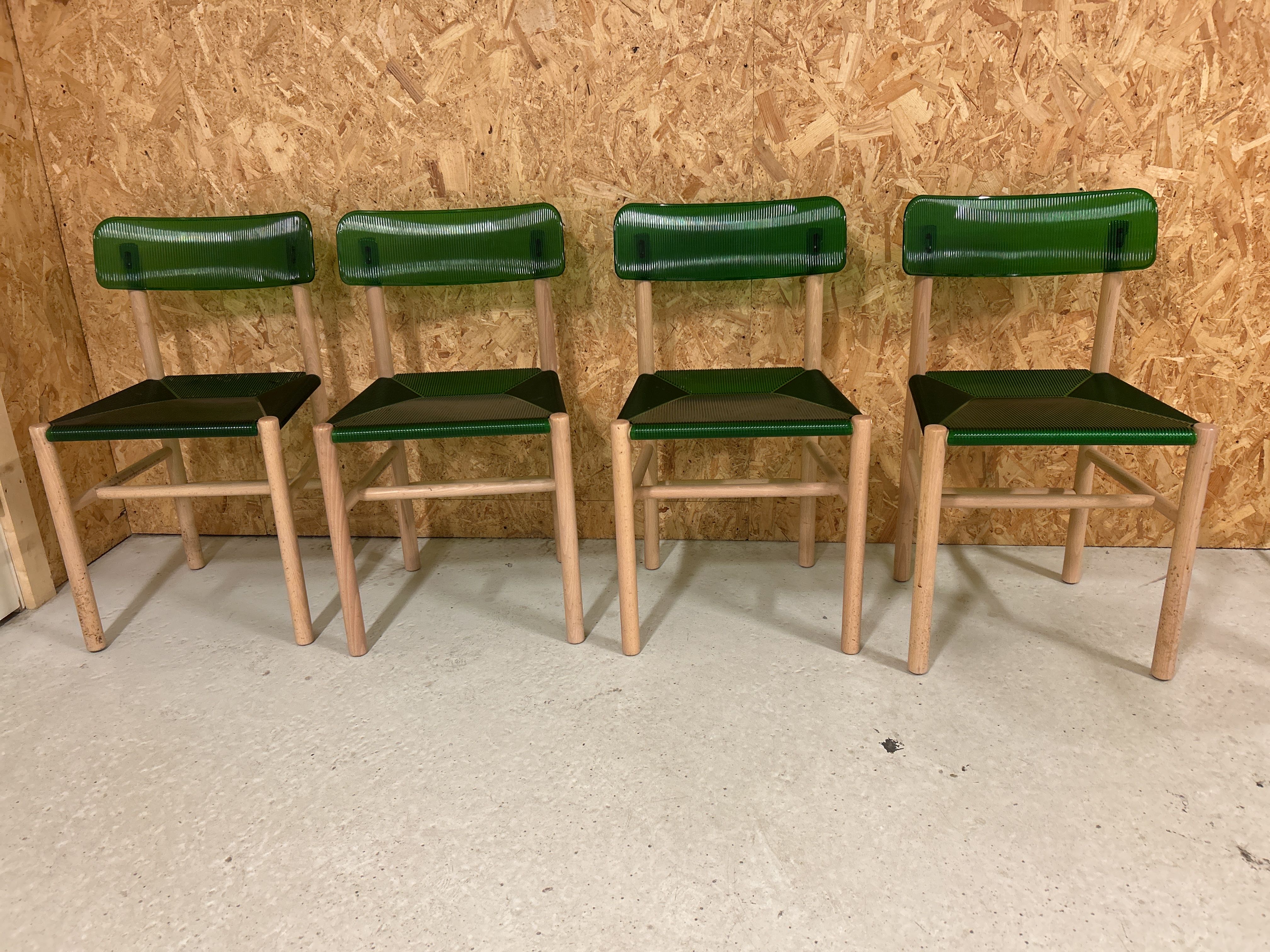 Design chairs 4 pcs - Magis Trattoria Sedia (Jasper Morrison) - PS